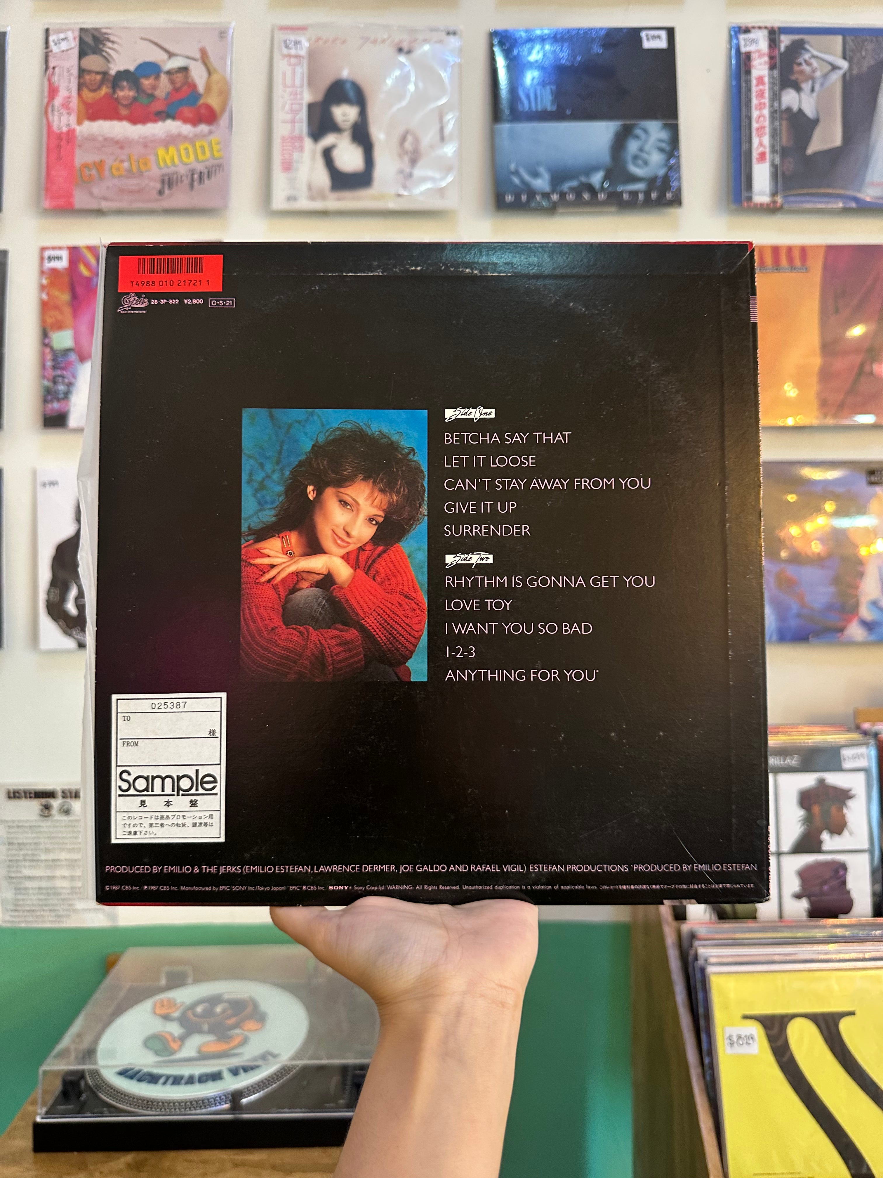 Gloria Estefan And Miami Sound Machine – Let It Loose (JPN-1987) (PROMO)