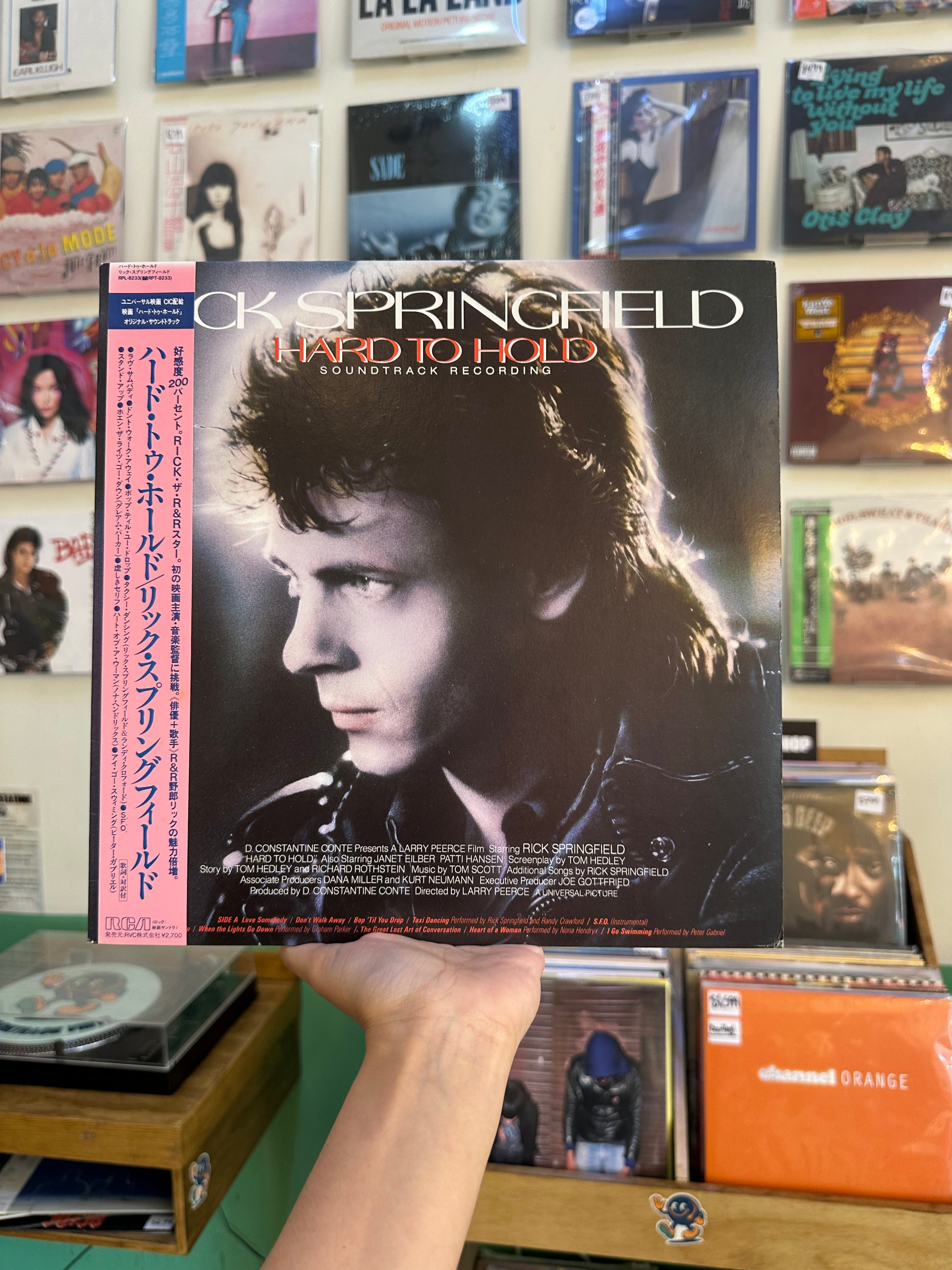 Rick Springfield – Hard To Hold Soundtrack (JPN-1984)