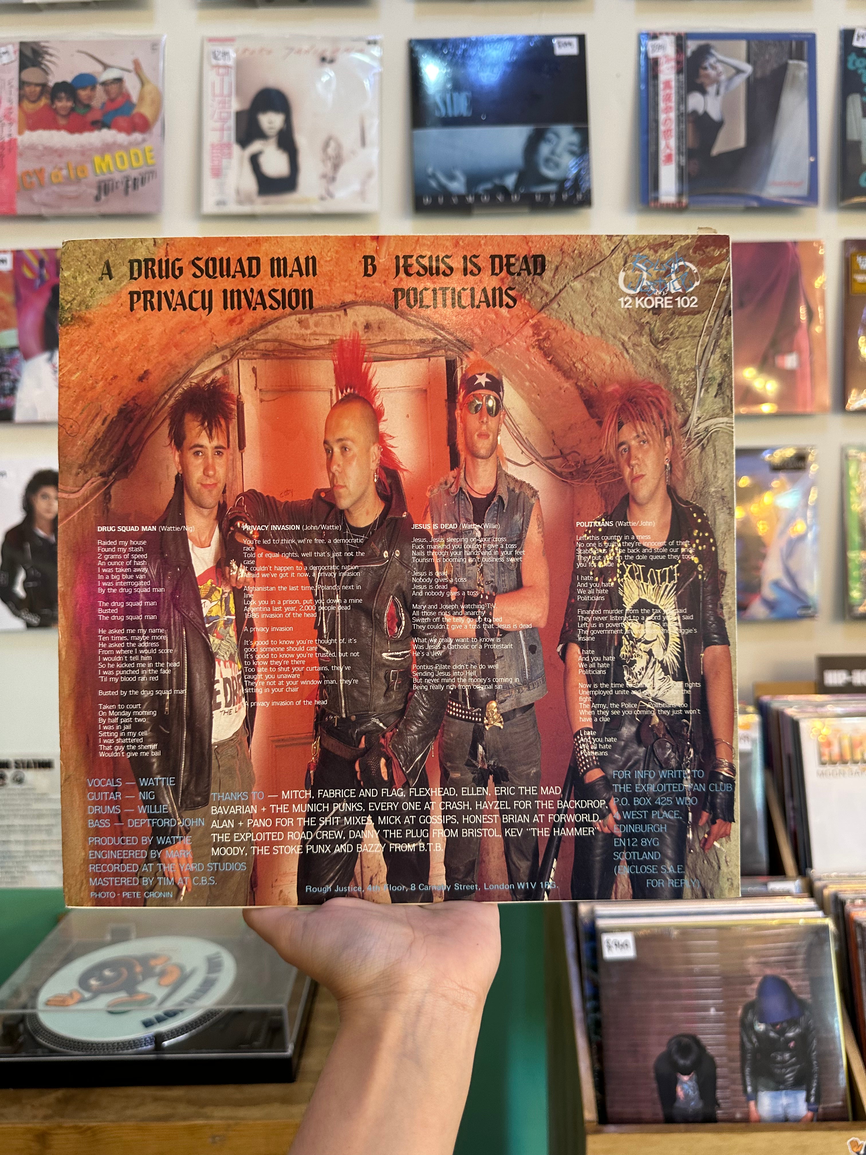 The Exploited – Jesus Is Dead EP (UK-1986)