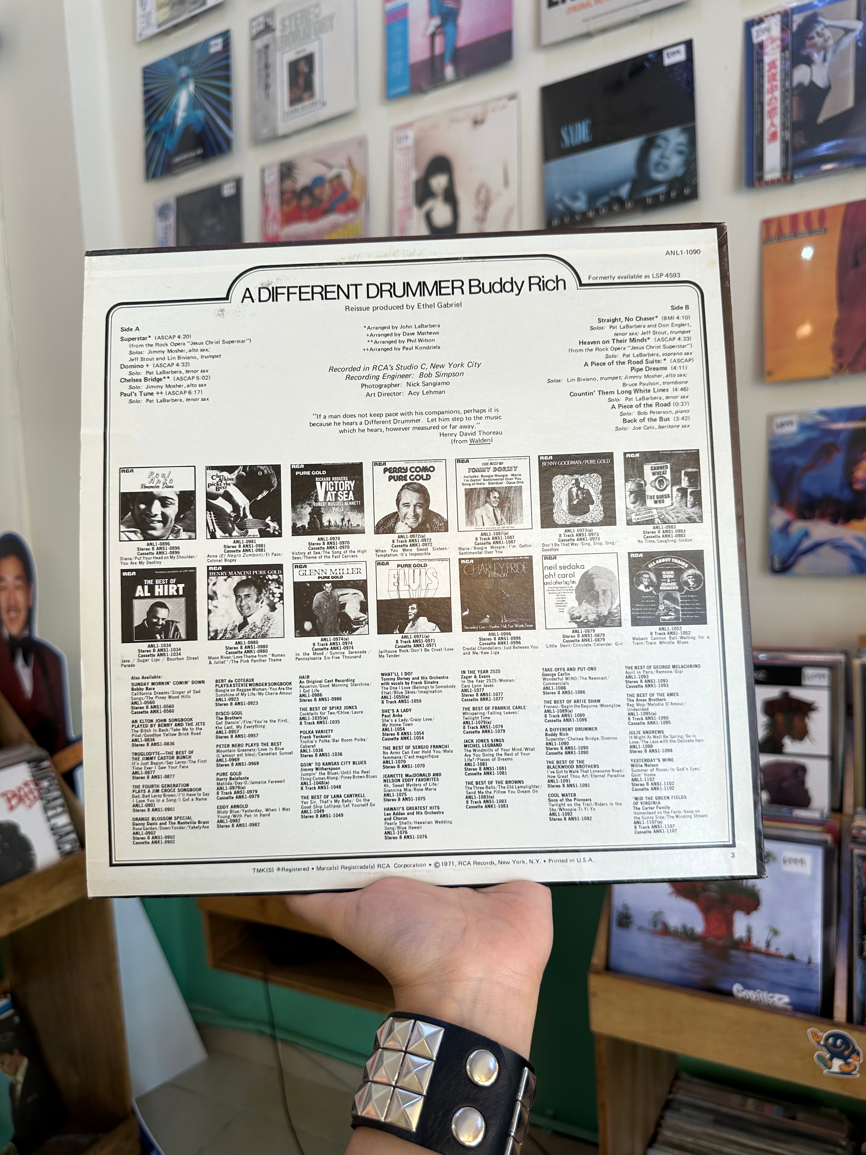 Buddy Rich – A Different Drummer (USA-1971)