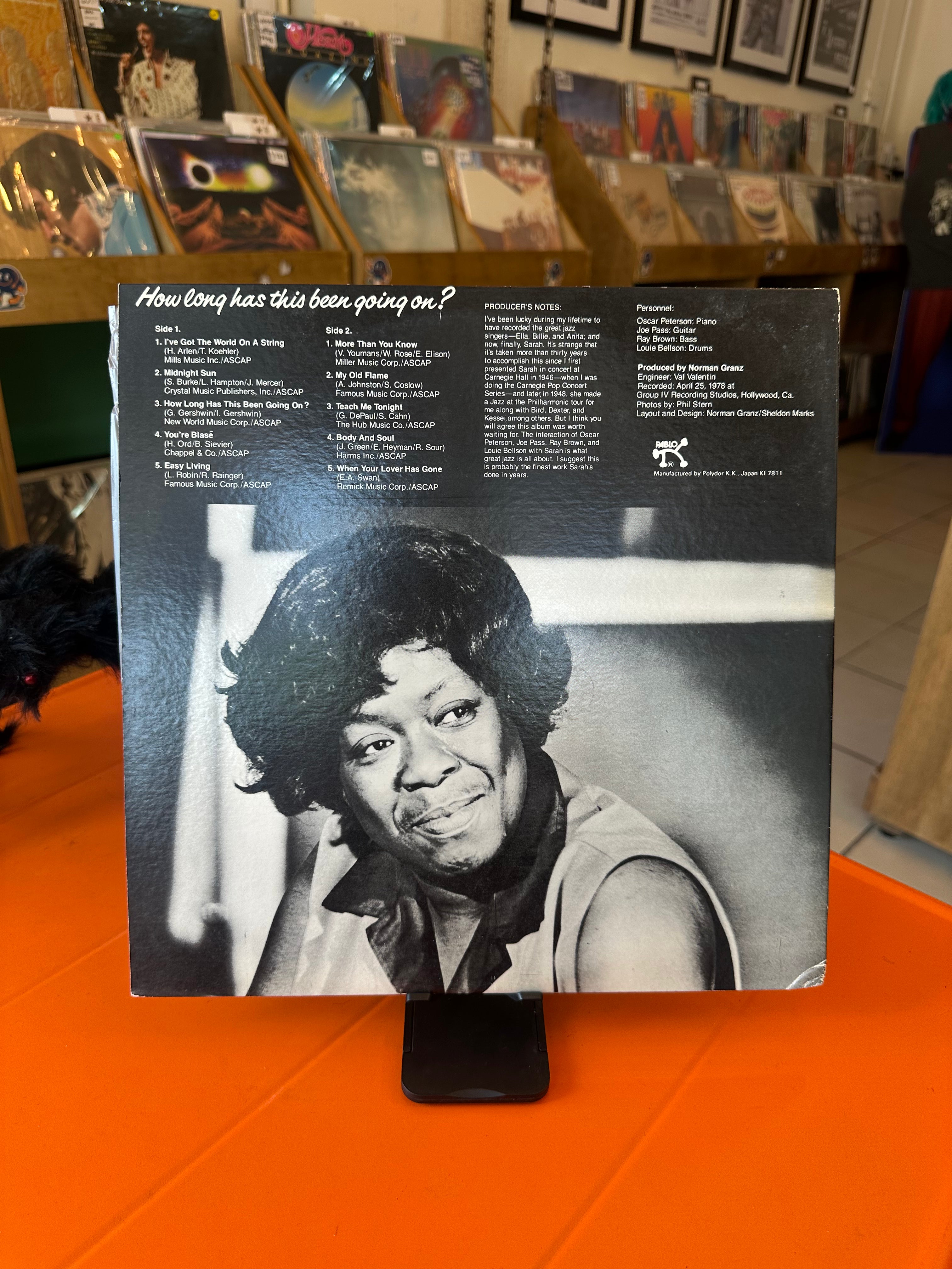 Sarah Vaughan – How Long Has This Been Going On? (JPN-1978)