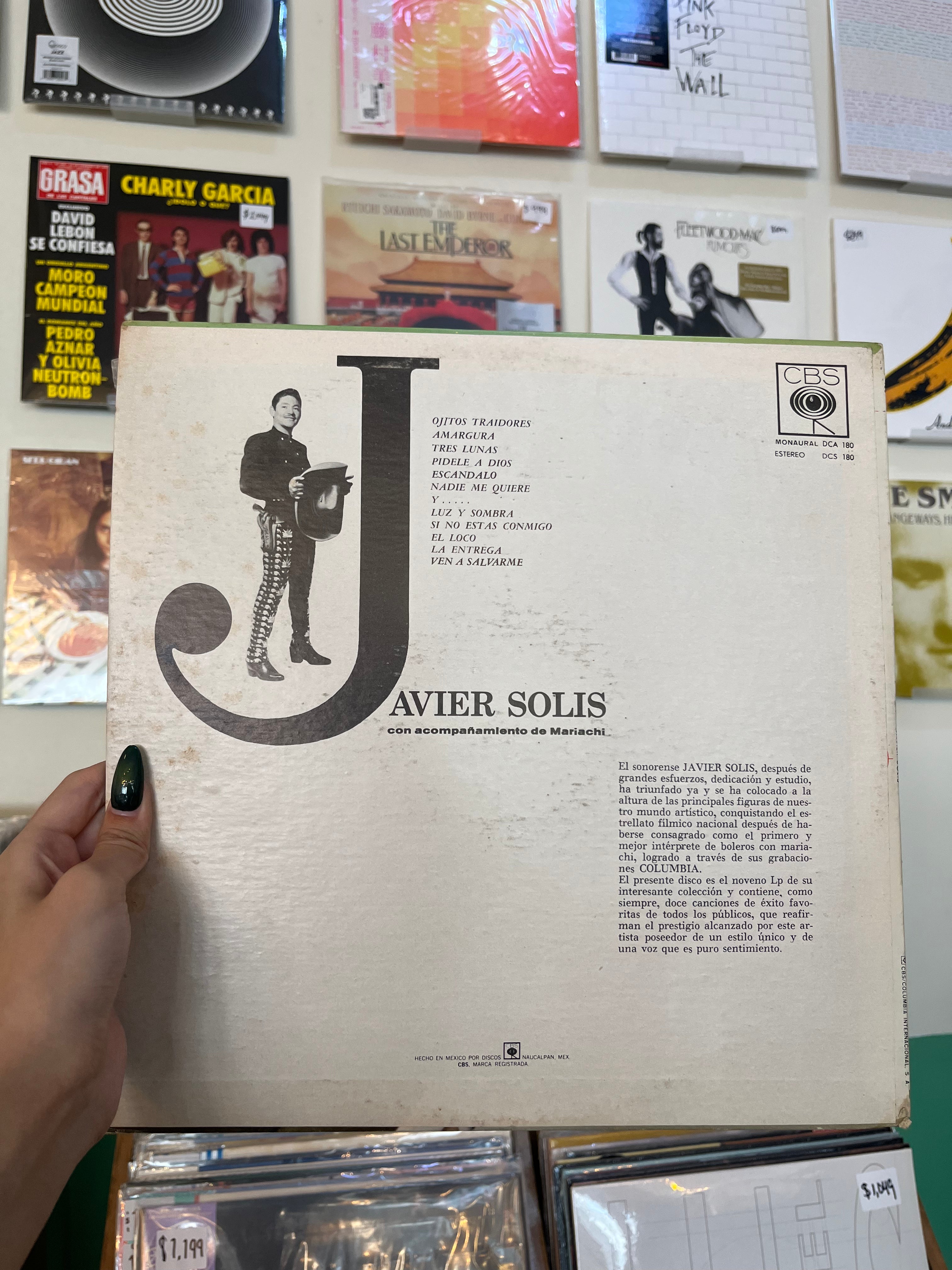 Javier Solís – Javier Solís Con Acompañamiento De Mariachi (MX-1961)