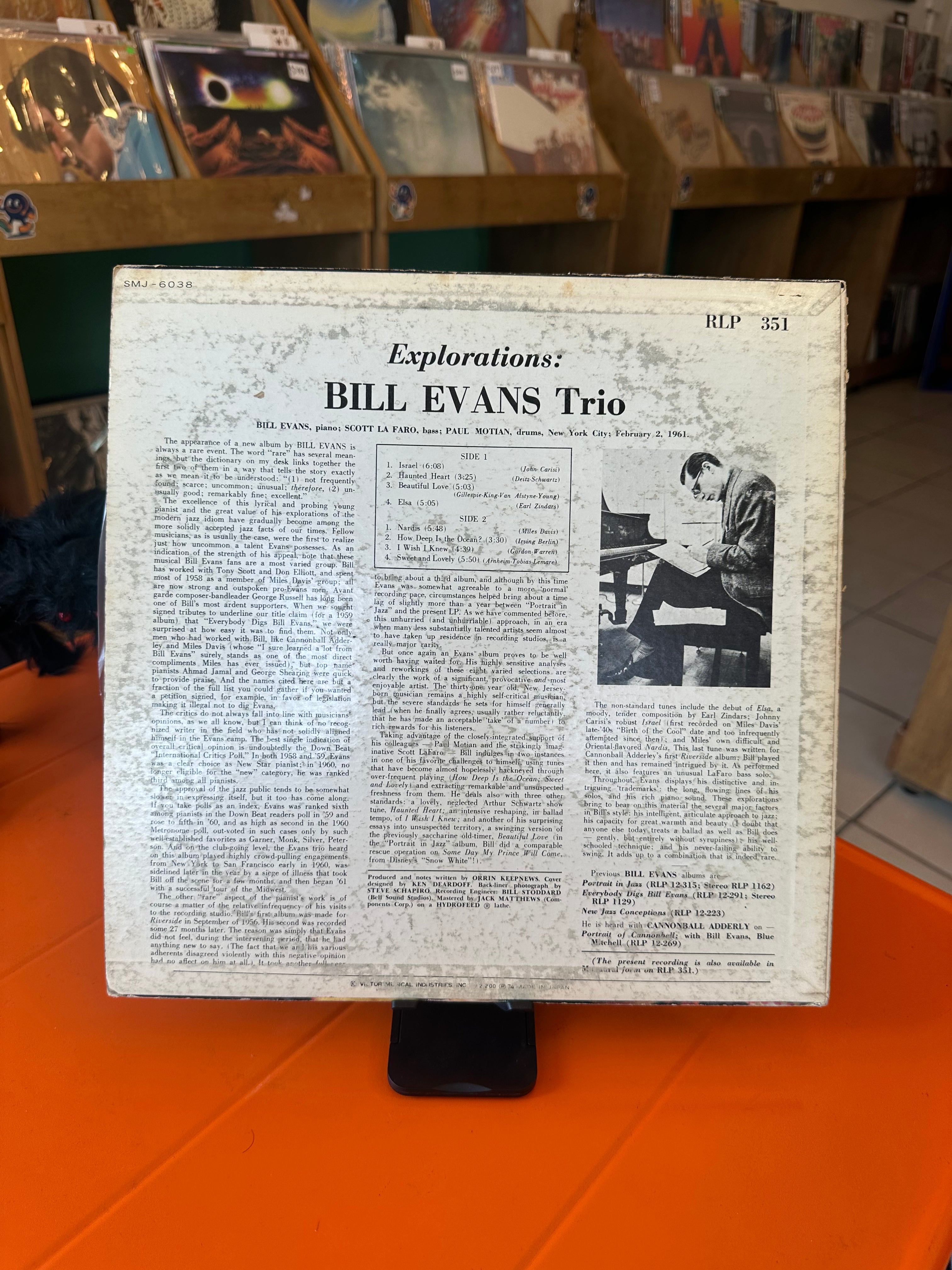 Bill Evans Trio – Explorations (JPN-1974)