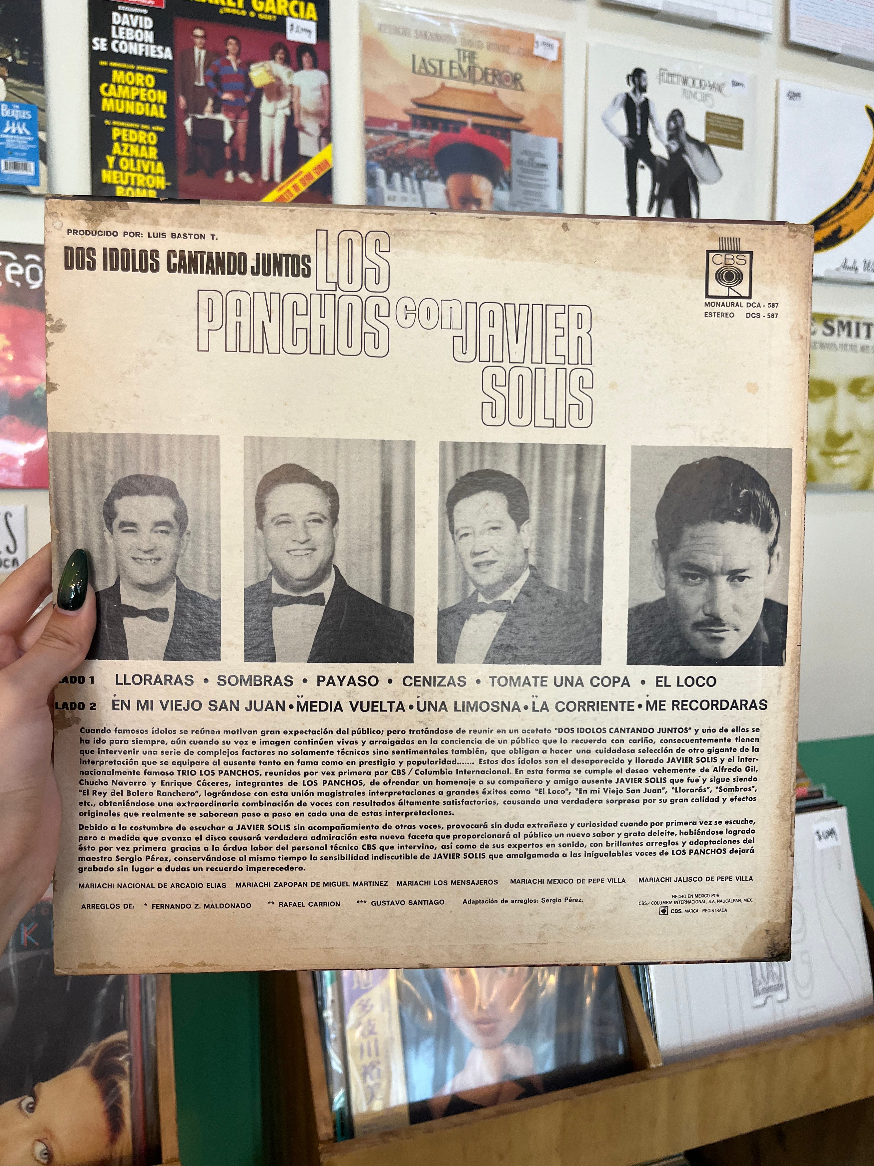 Los Panchos Con Javier Solis – Dos Idolos Cantando Juntos (MX-1966)