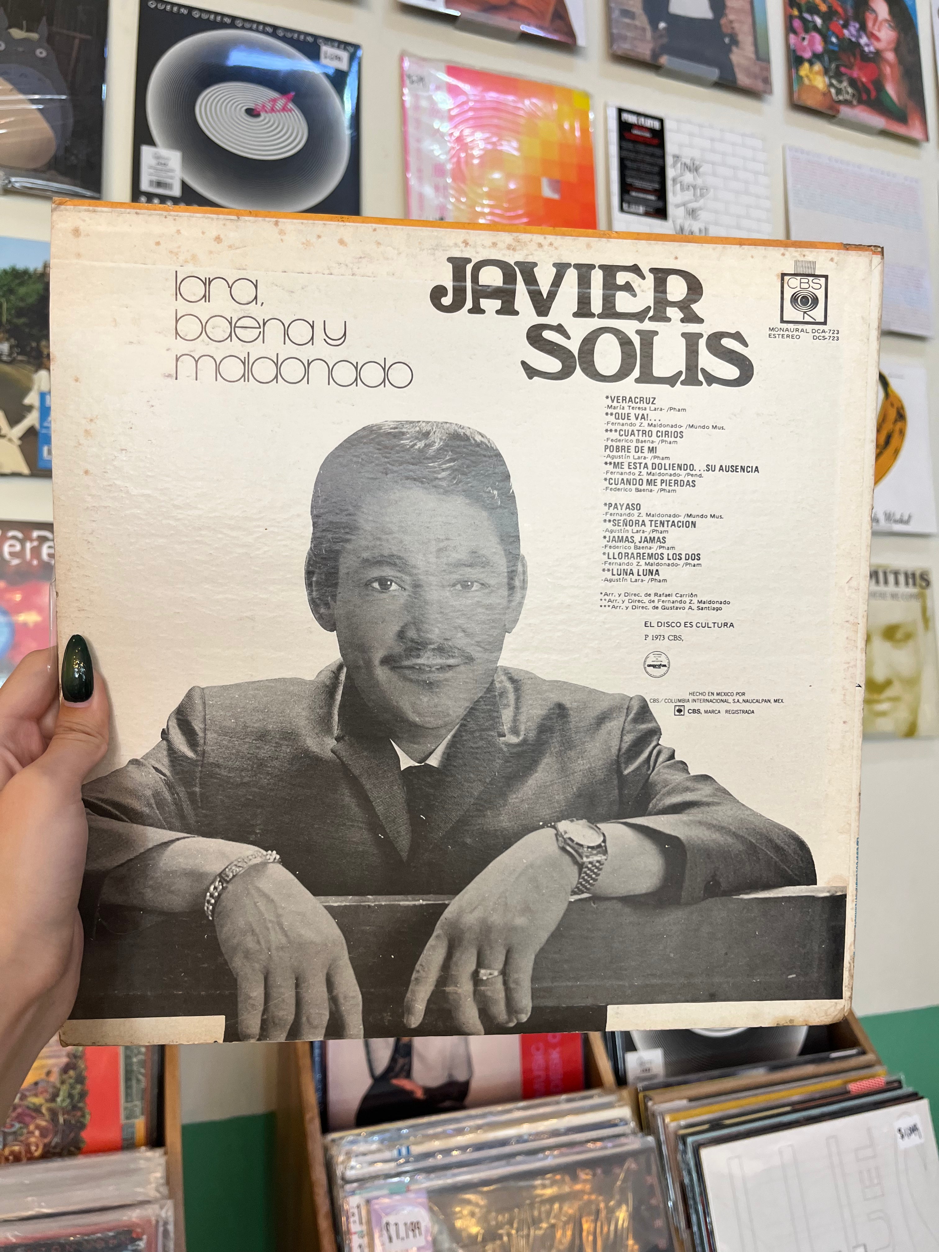 Javier Solís – Lara, Baena Y Maldonado (MX-1964)