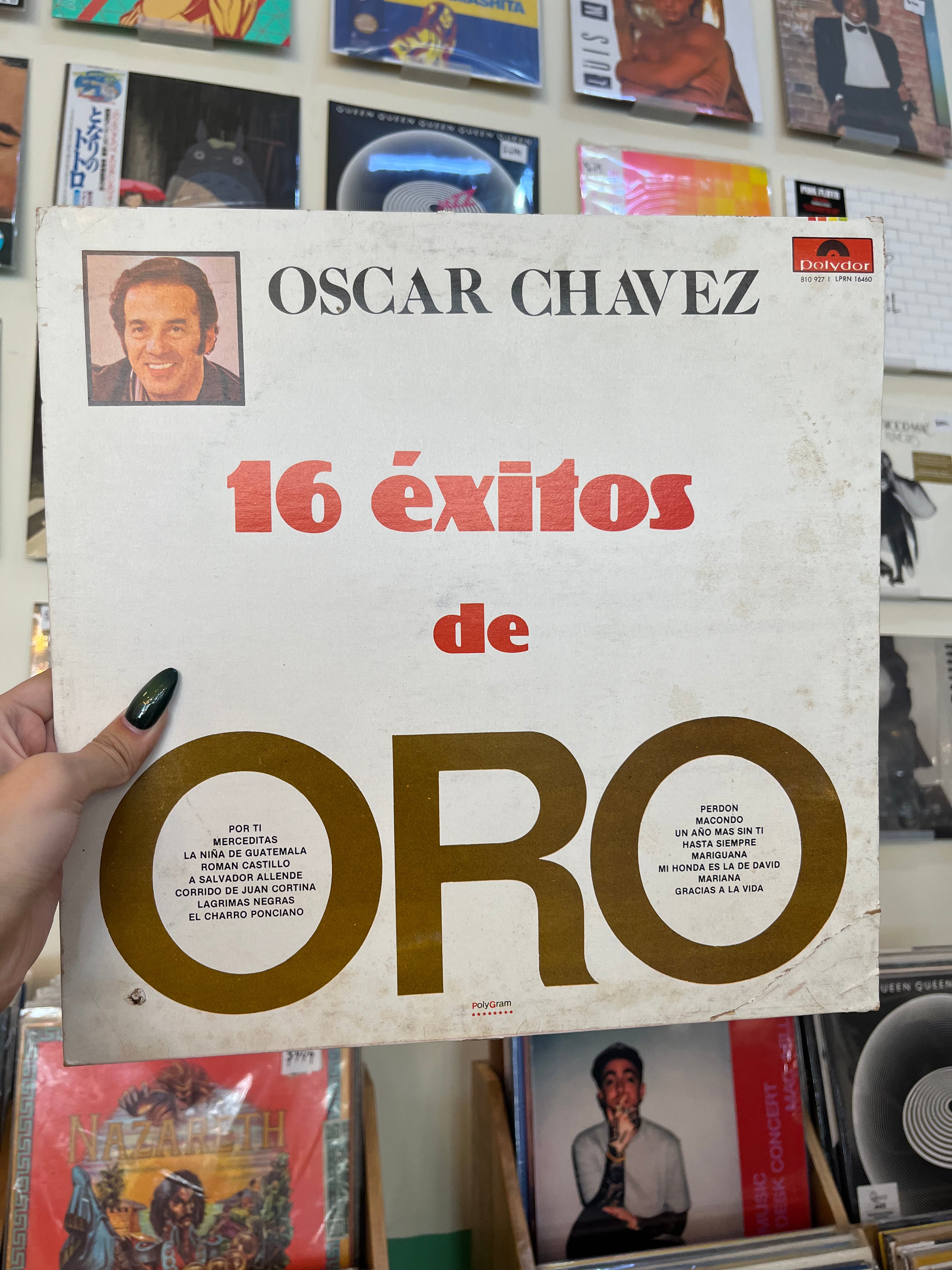 16 ÈXITOS DE ORO - Oscar Chávez (MX-1983)
