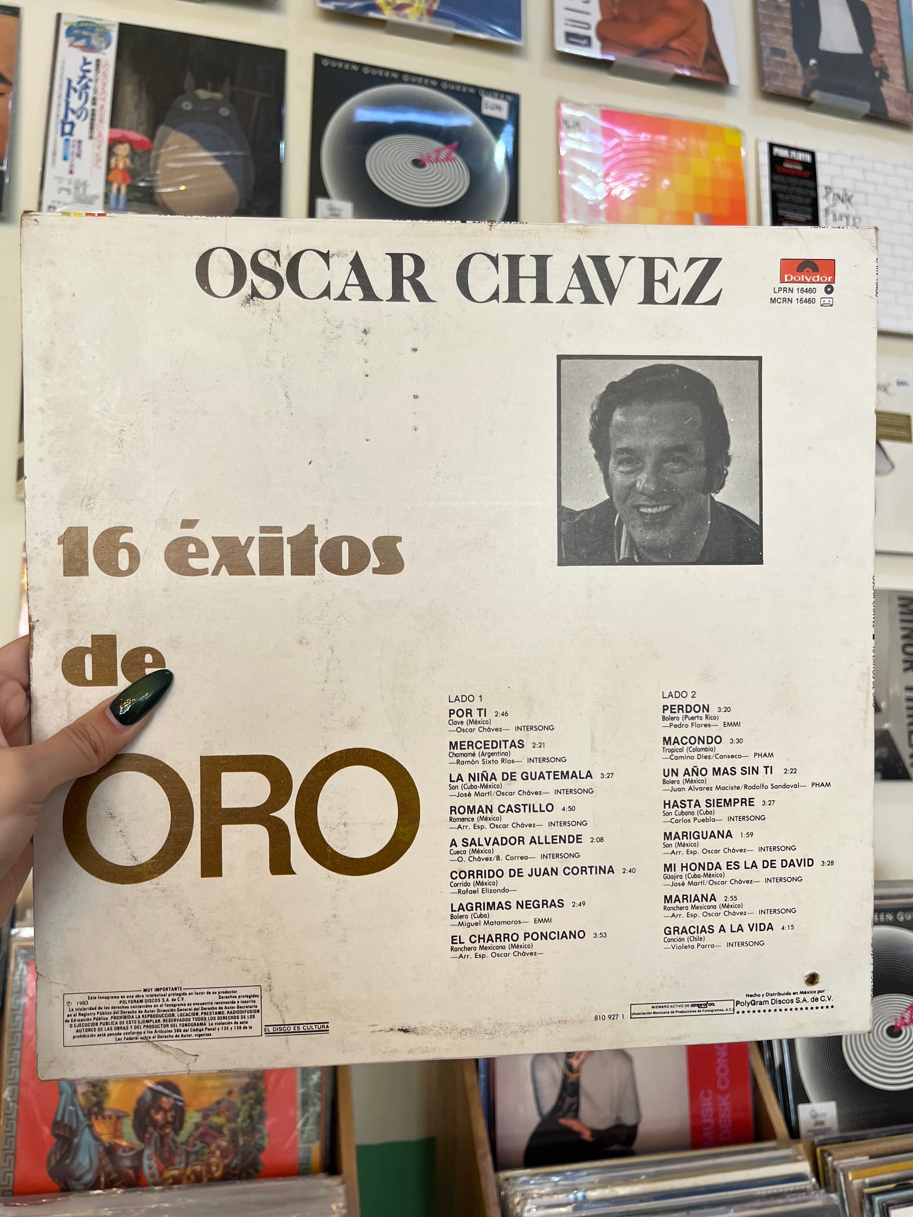 16 ÈXITOS DE ORO - Oscar Chávez (MX-1983)