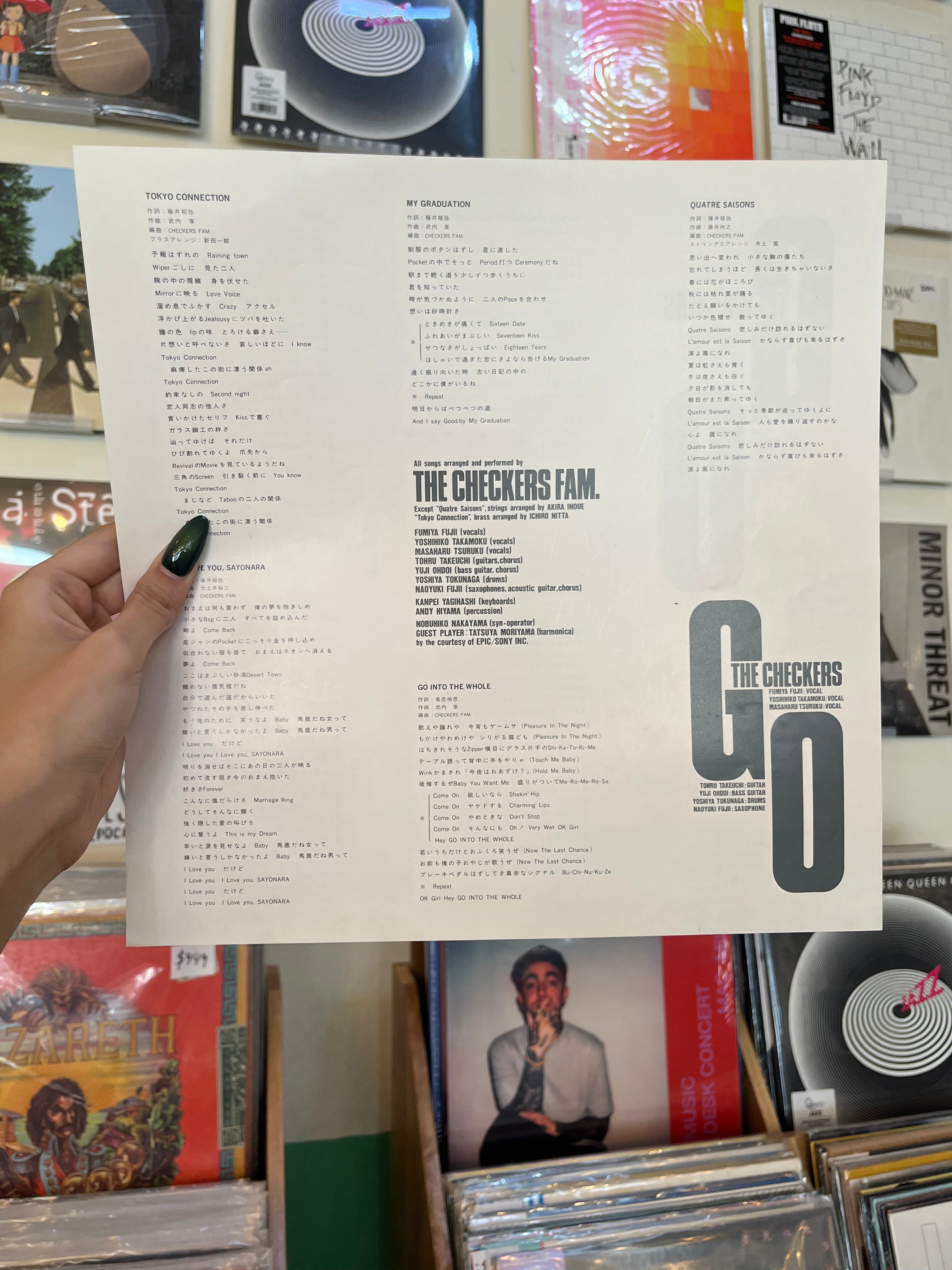The Checkers – Go (JP-1988)