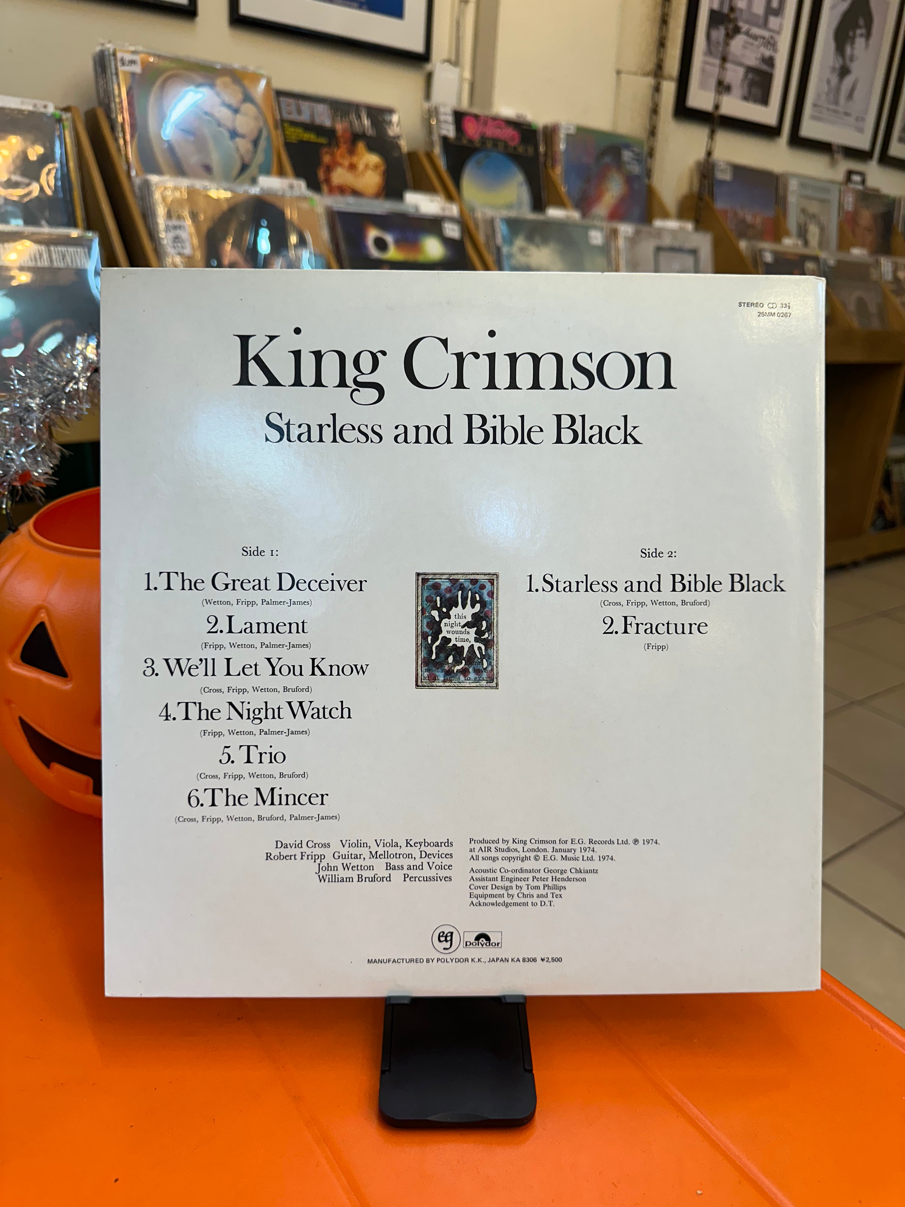 King Crimson – Starless And Bible Black (JPN-1983)