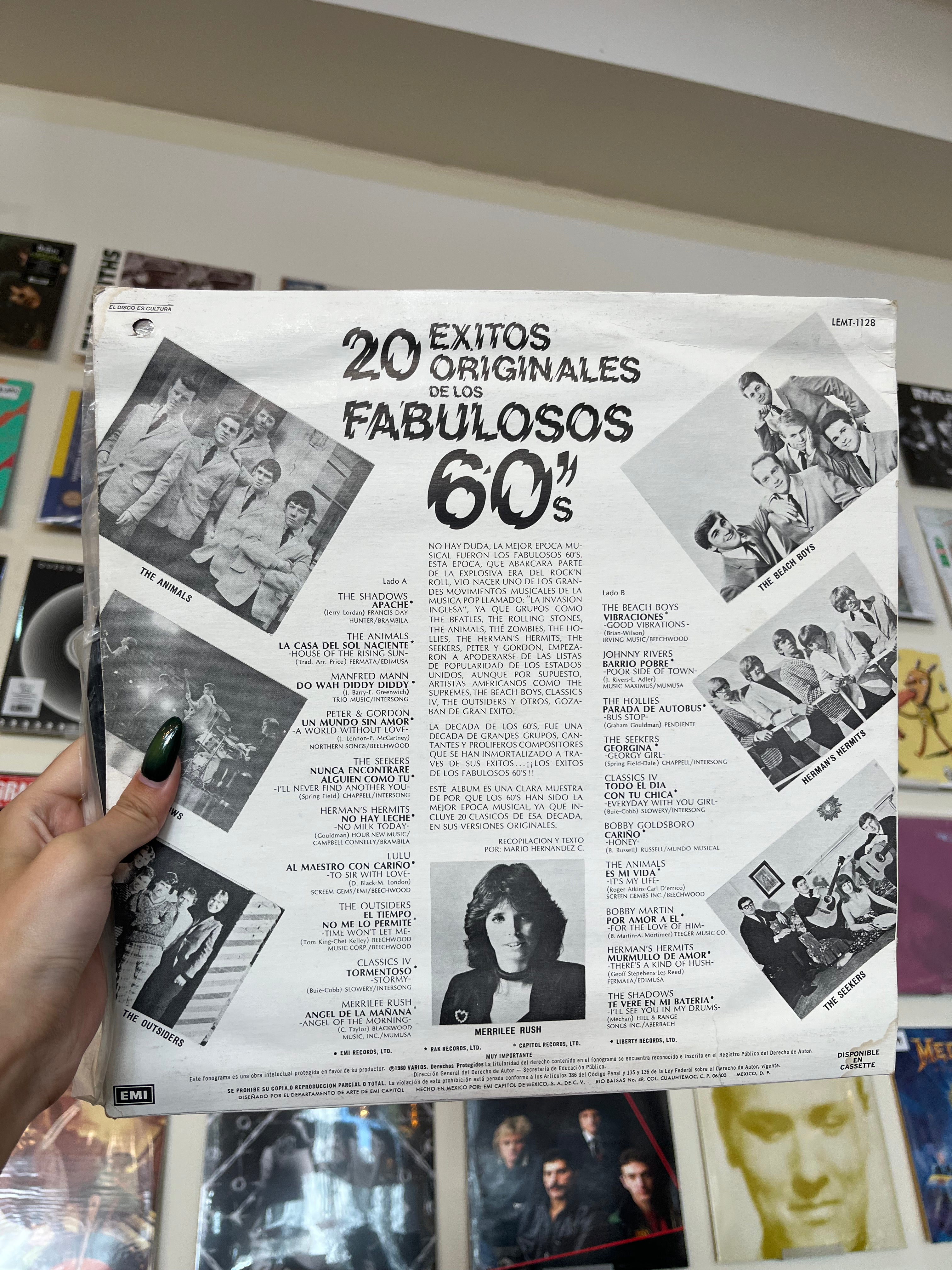 20 Exitos Originales De Los Fabulosos 60's (MX - 1983)