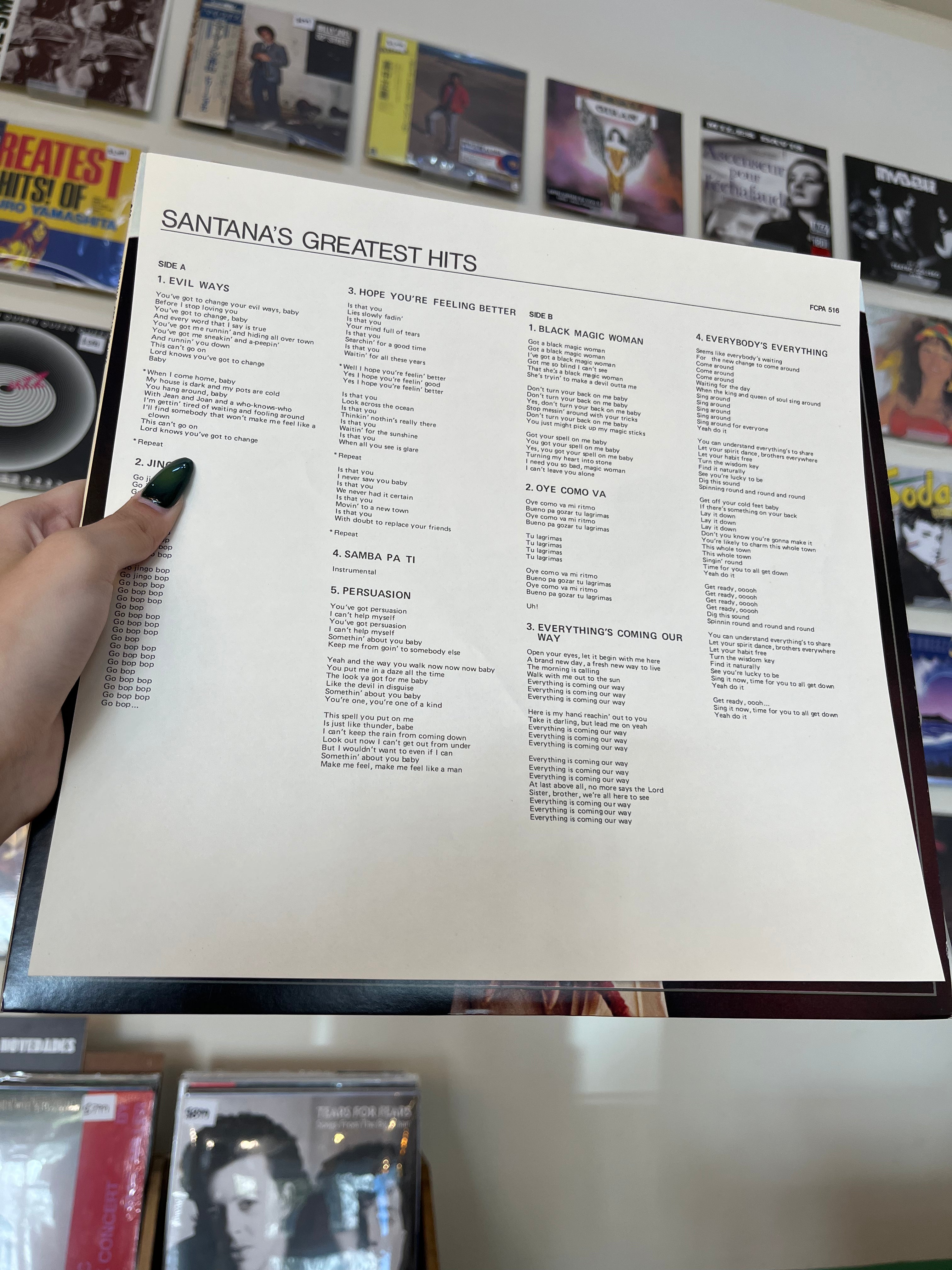 Santana – Santana's Greatest Hits (JP-1974)