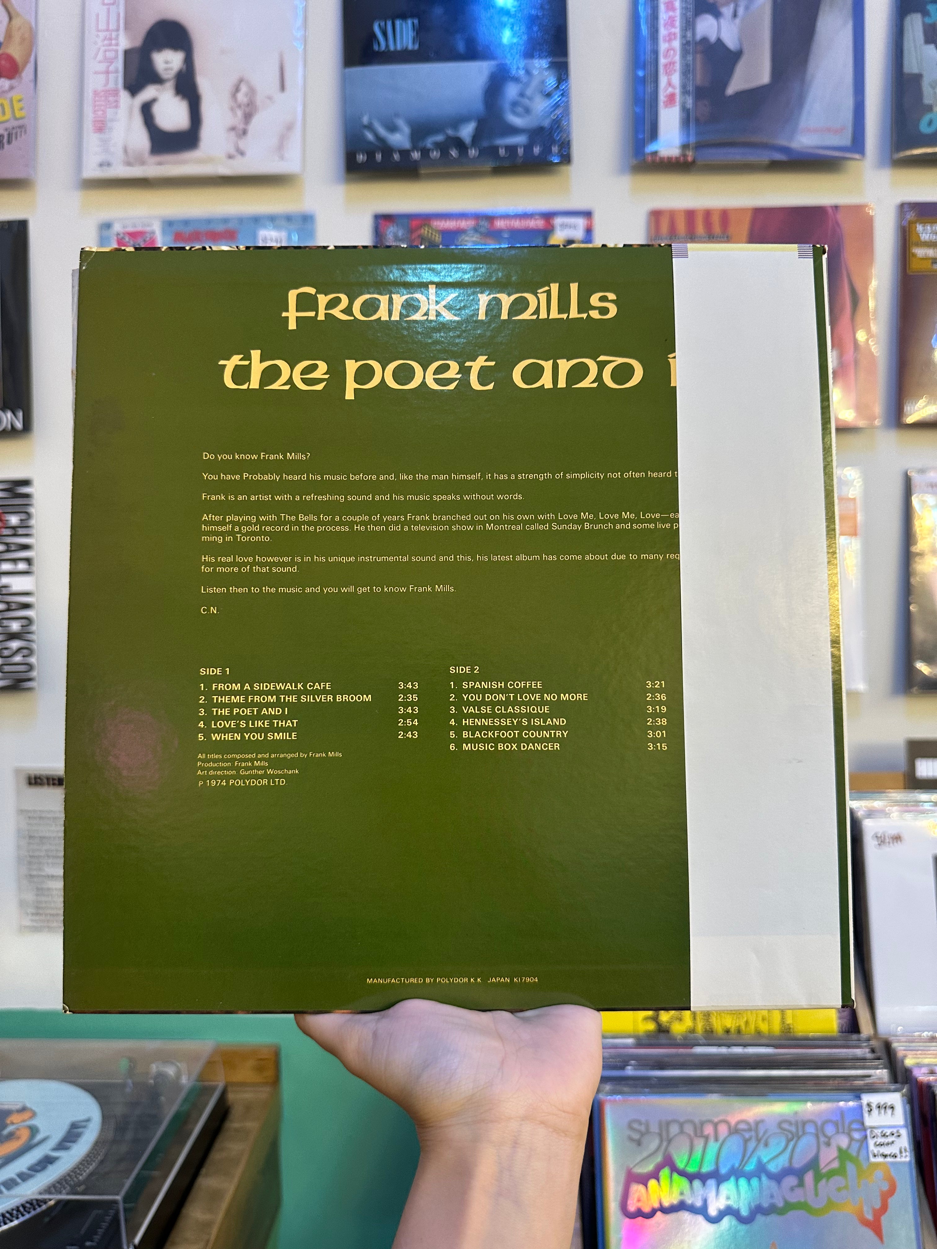Frank Mills – The Poet And I (JPN-1979)