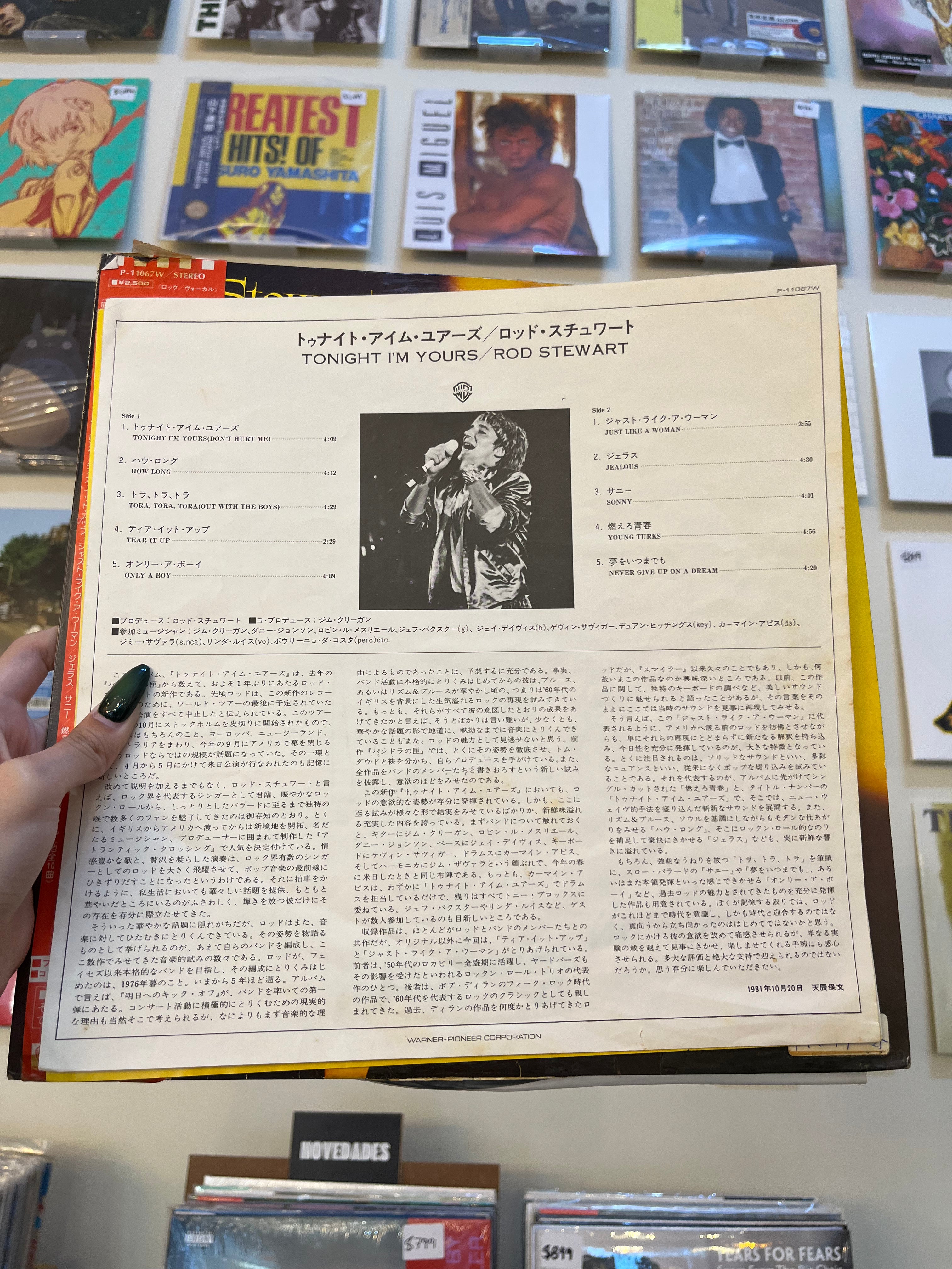 Rod Stewart – Tonight I'm Yours (JP - 1981)