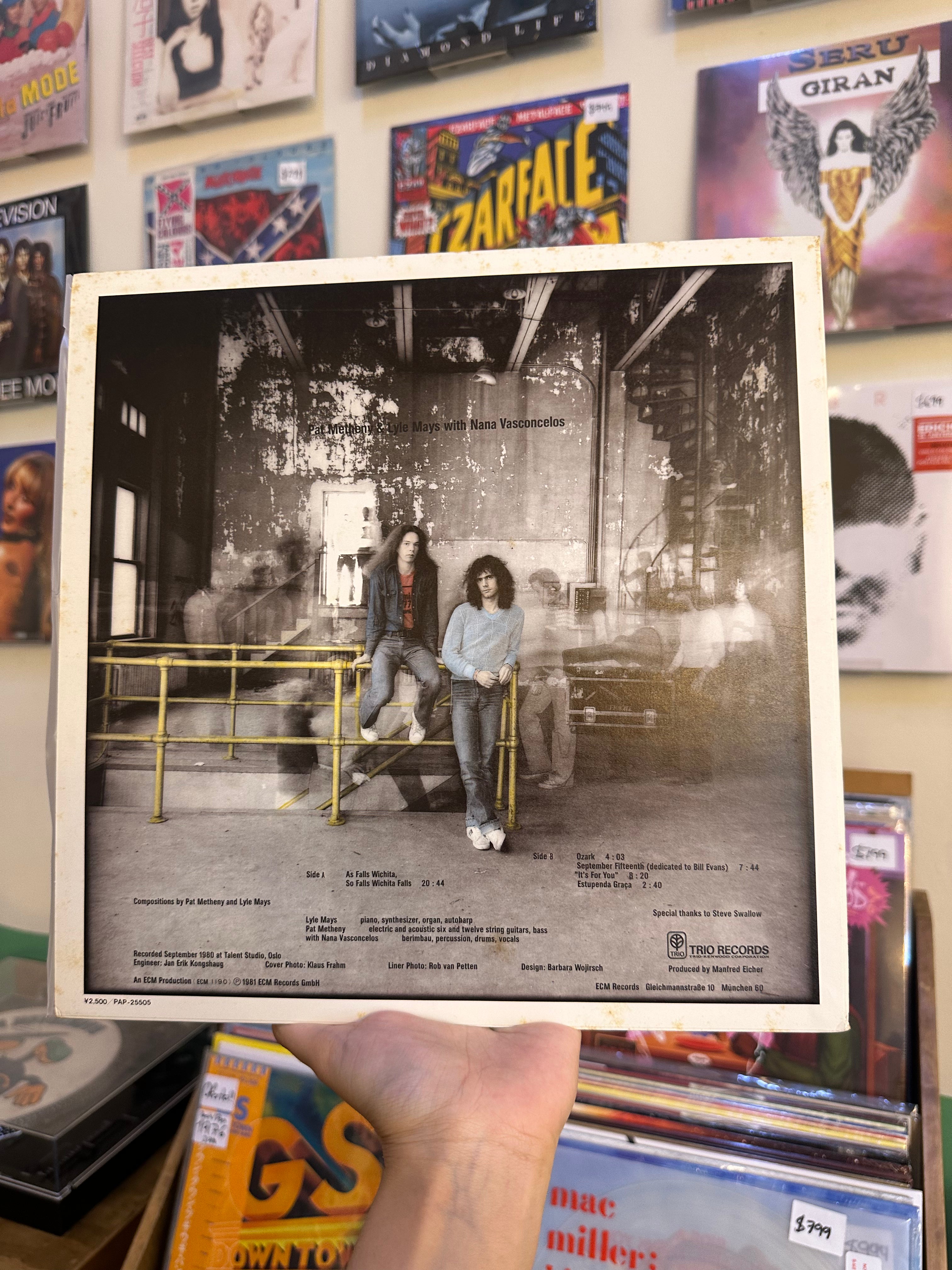 Pat Metheny & Lyle Mays – As Falls Wichita, So Falls Wichita Falls (JPN-1981)