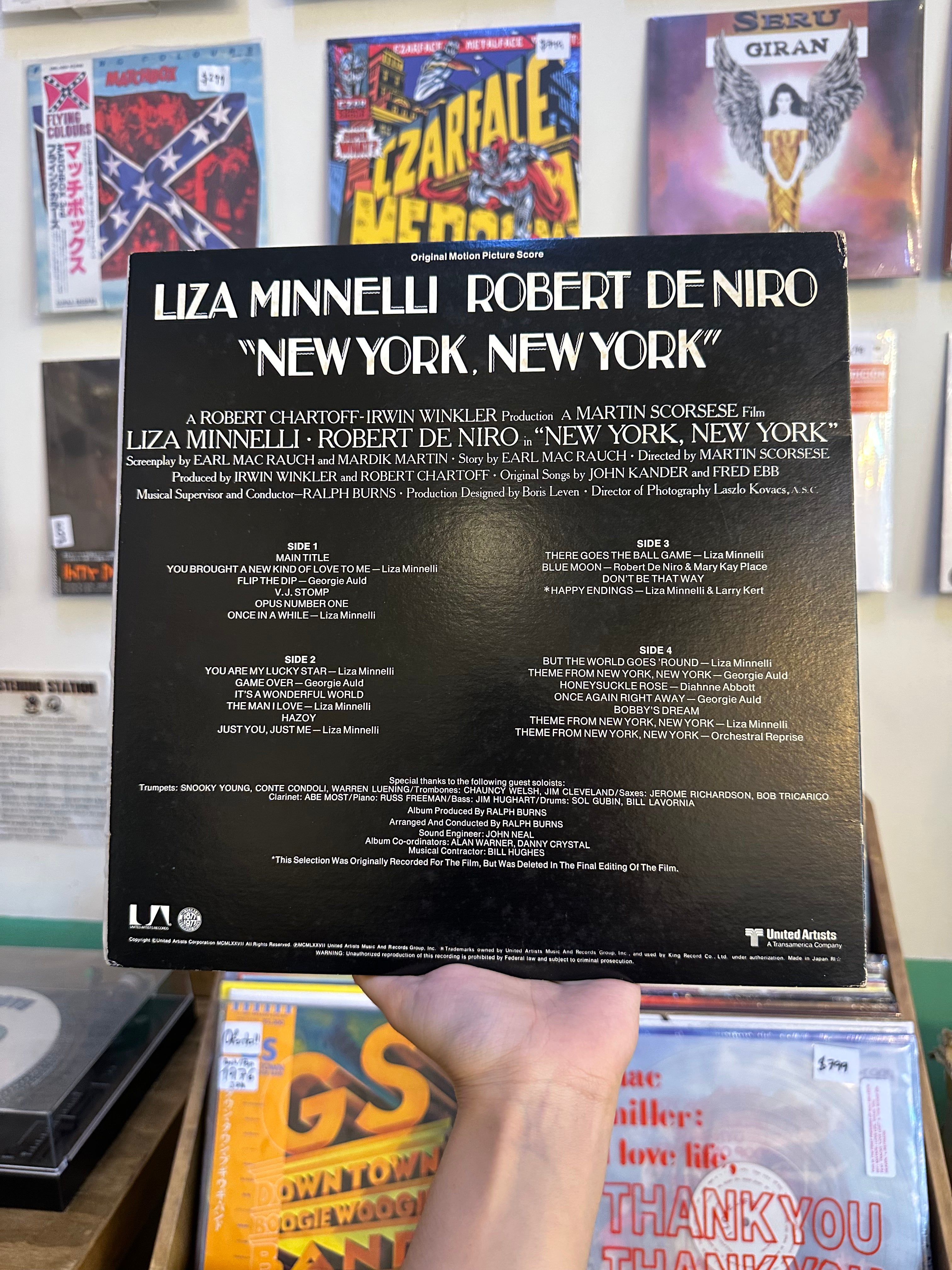 Liza Minnelli • Robert De Niro – New York, New York (Original Motion Picture Score) (JPN-1977)