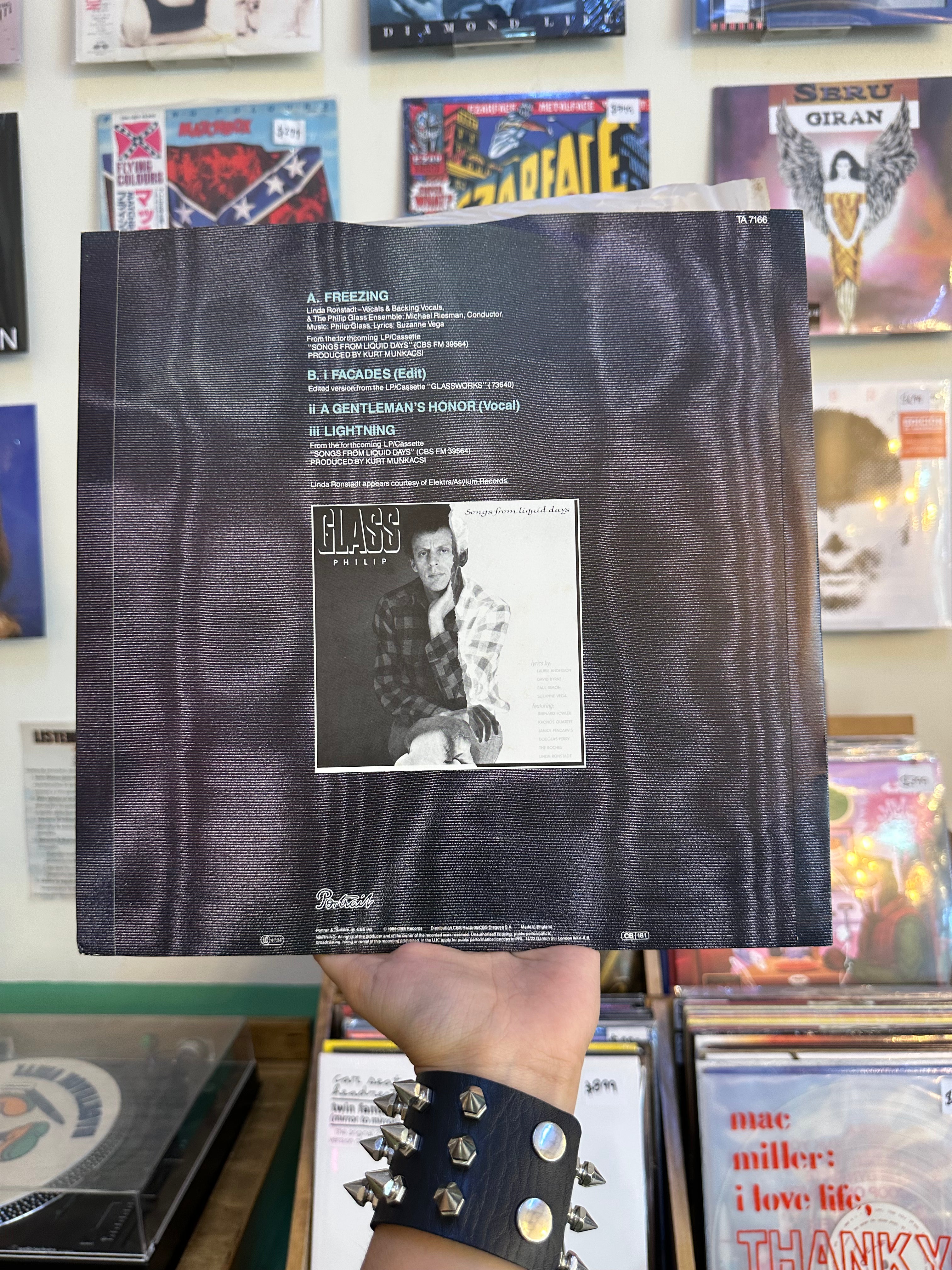 Philip Glass – Freezing (UK-1986)