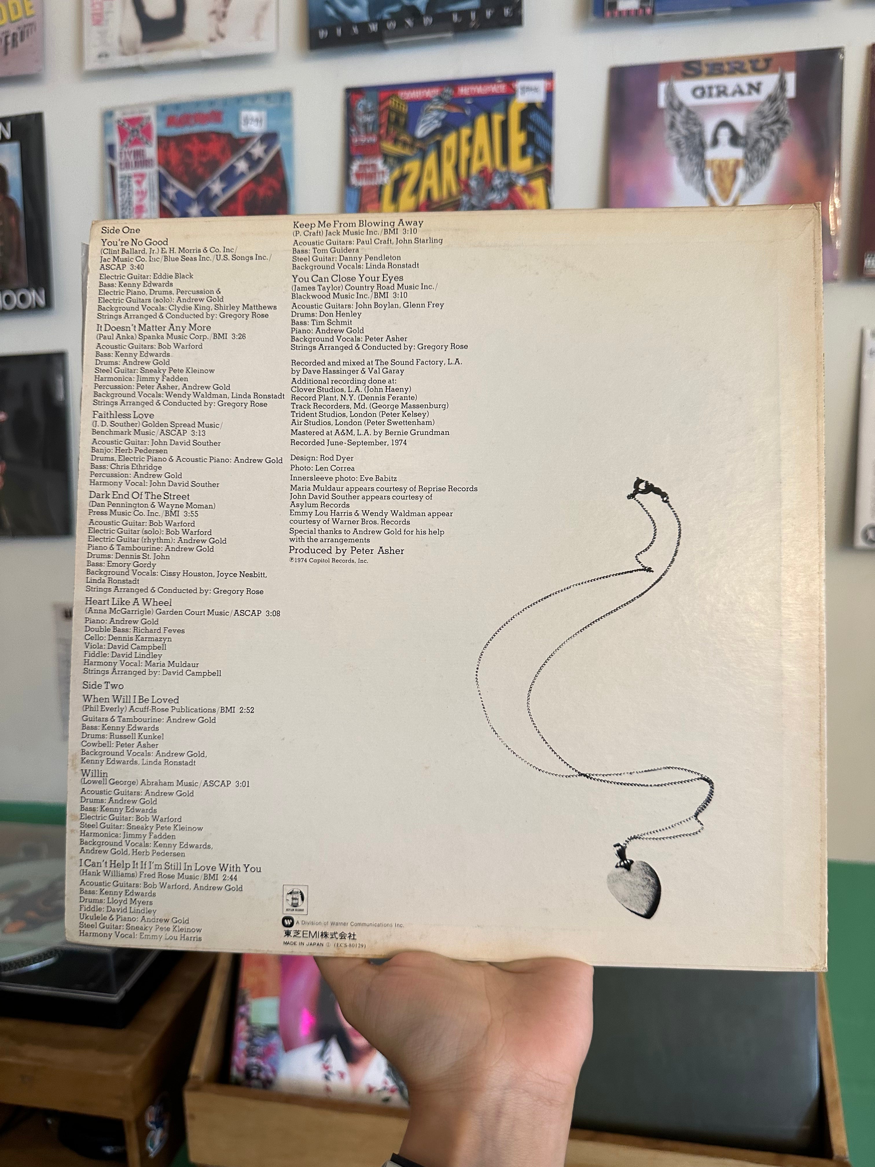 Linda Ronstadt – Heart Like A Wheel (JPN-1974)