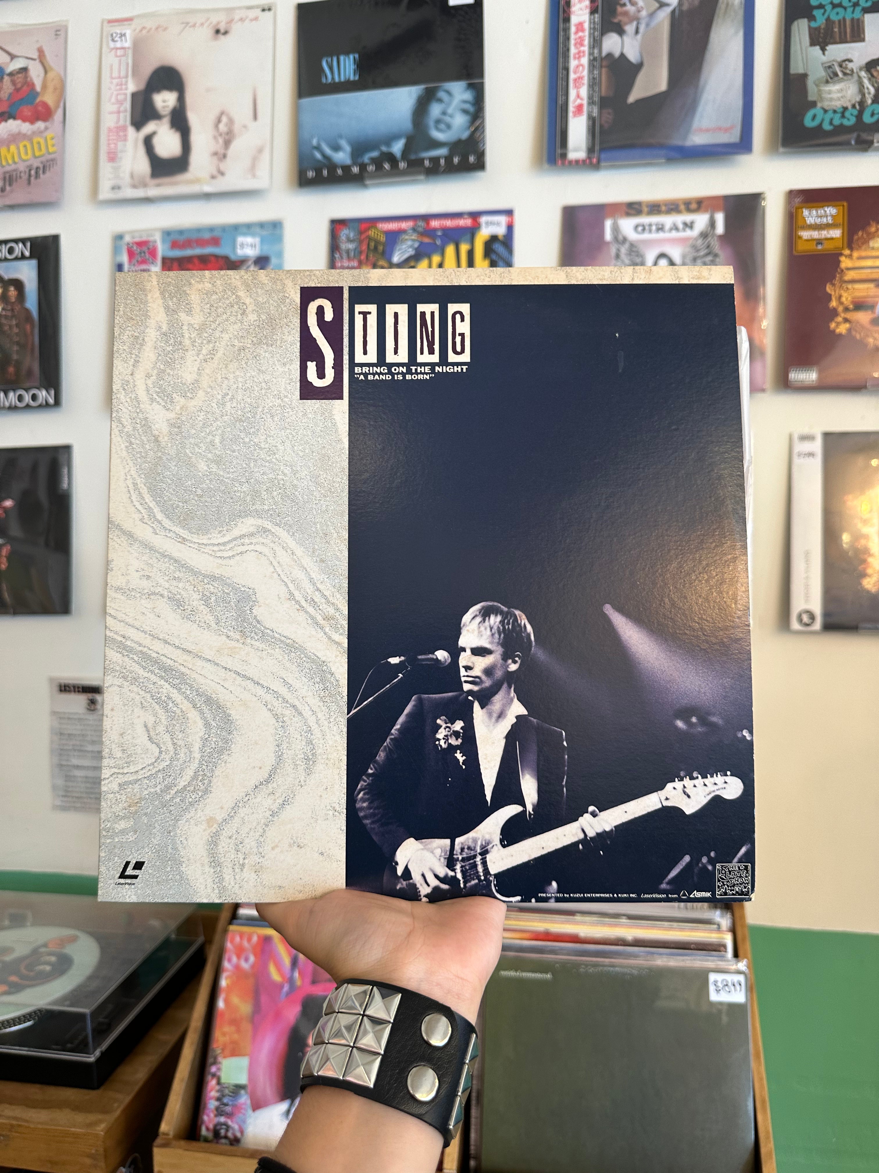 Sting – Bring On The Night "A Band Is Born" (JPN-1985) (LASERDISC)
