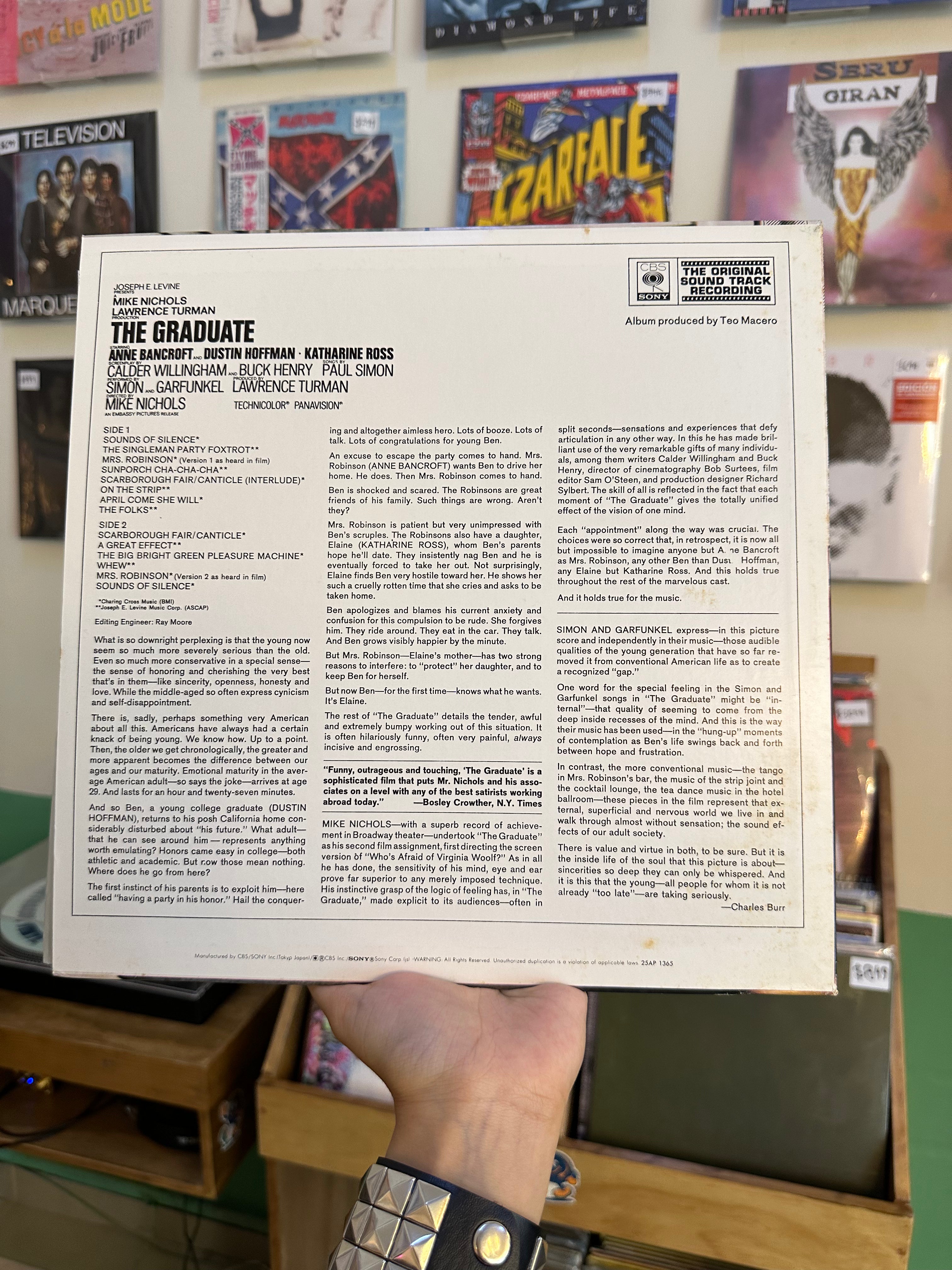 Paul Simon, Simon & Garfunkel, David Grusin* – The Graduate: The Original Sound Track Recording (JPN-1978)