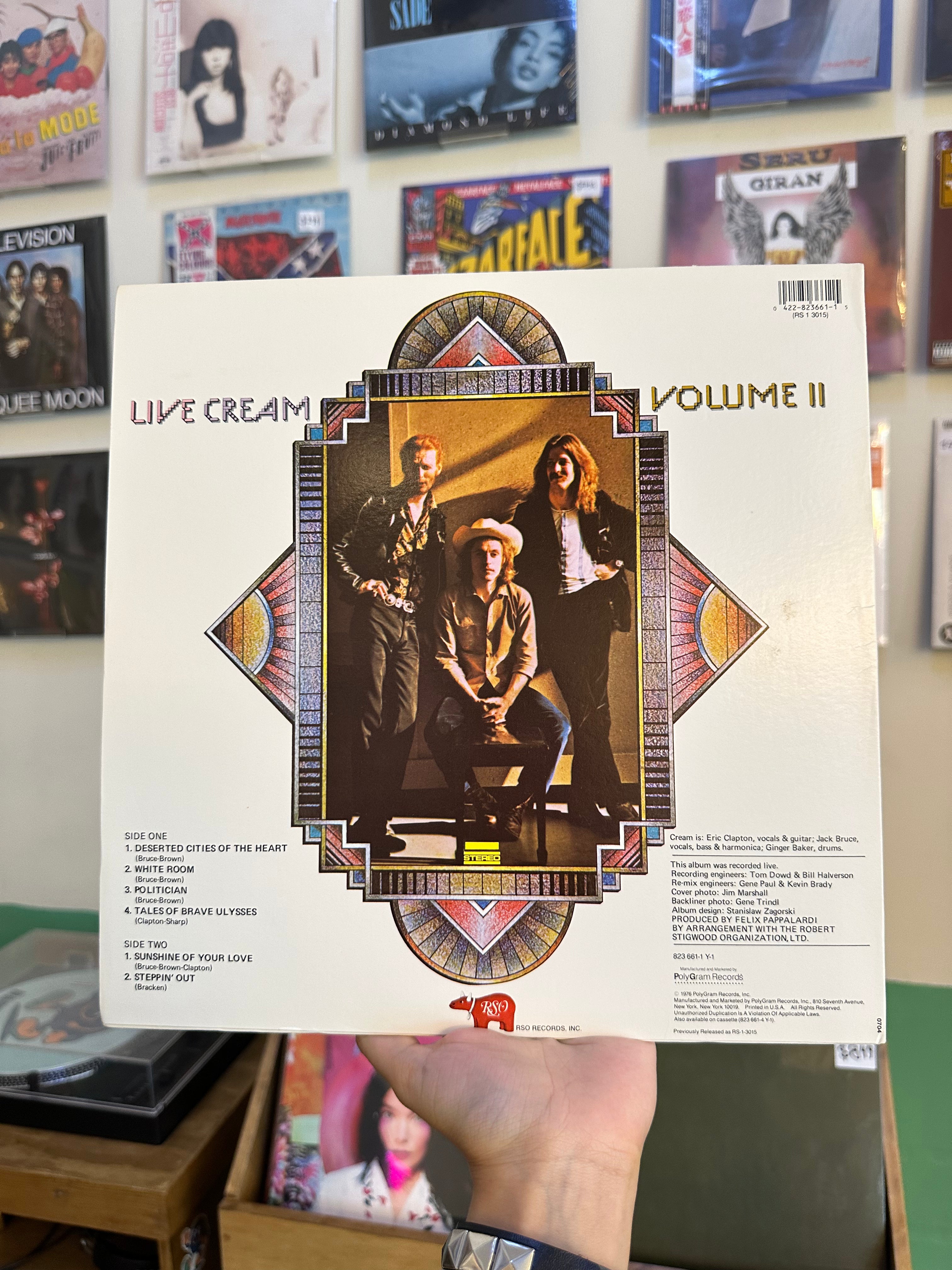 Cream – Live Cream Volume II (USA-1986)