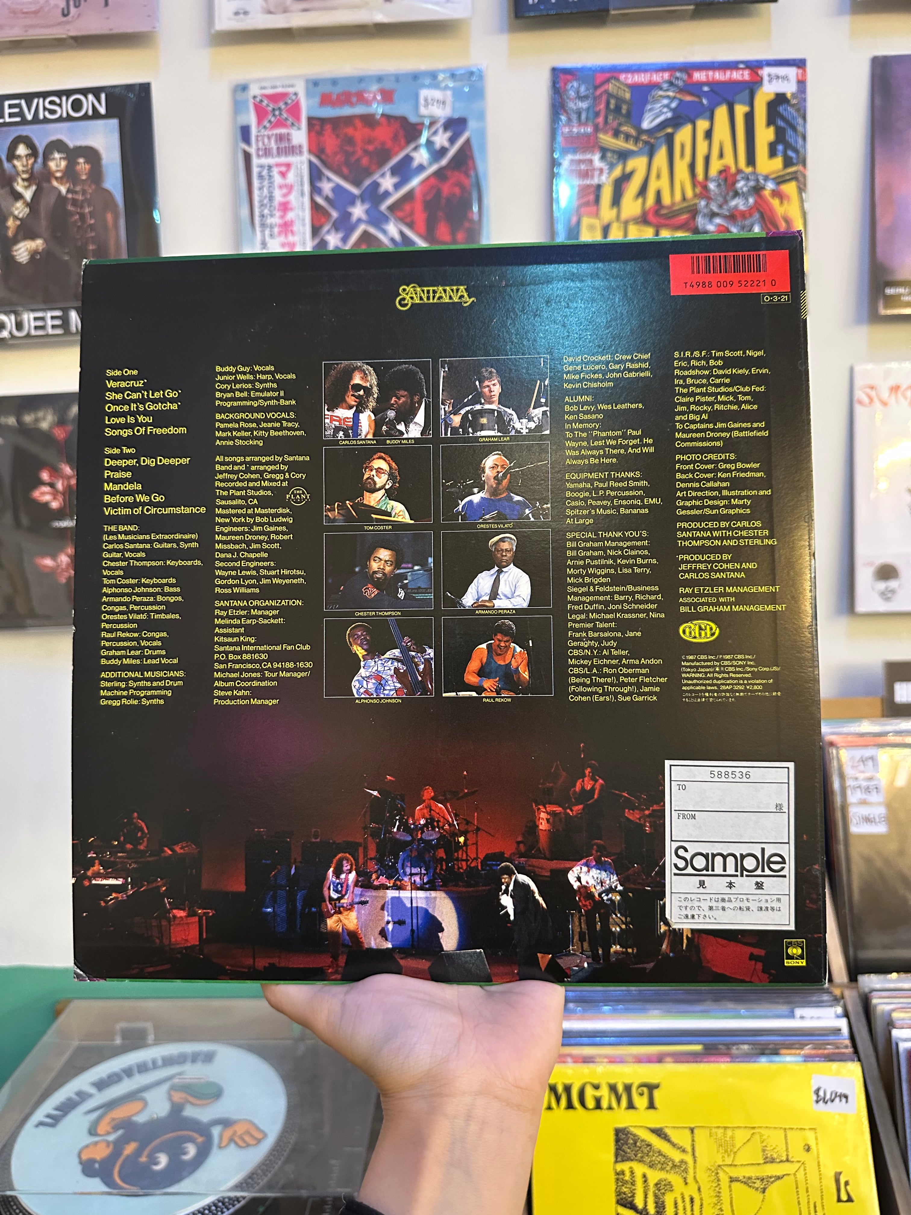 Santana – Freedom (JPN-1987)