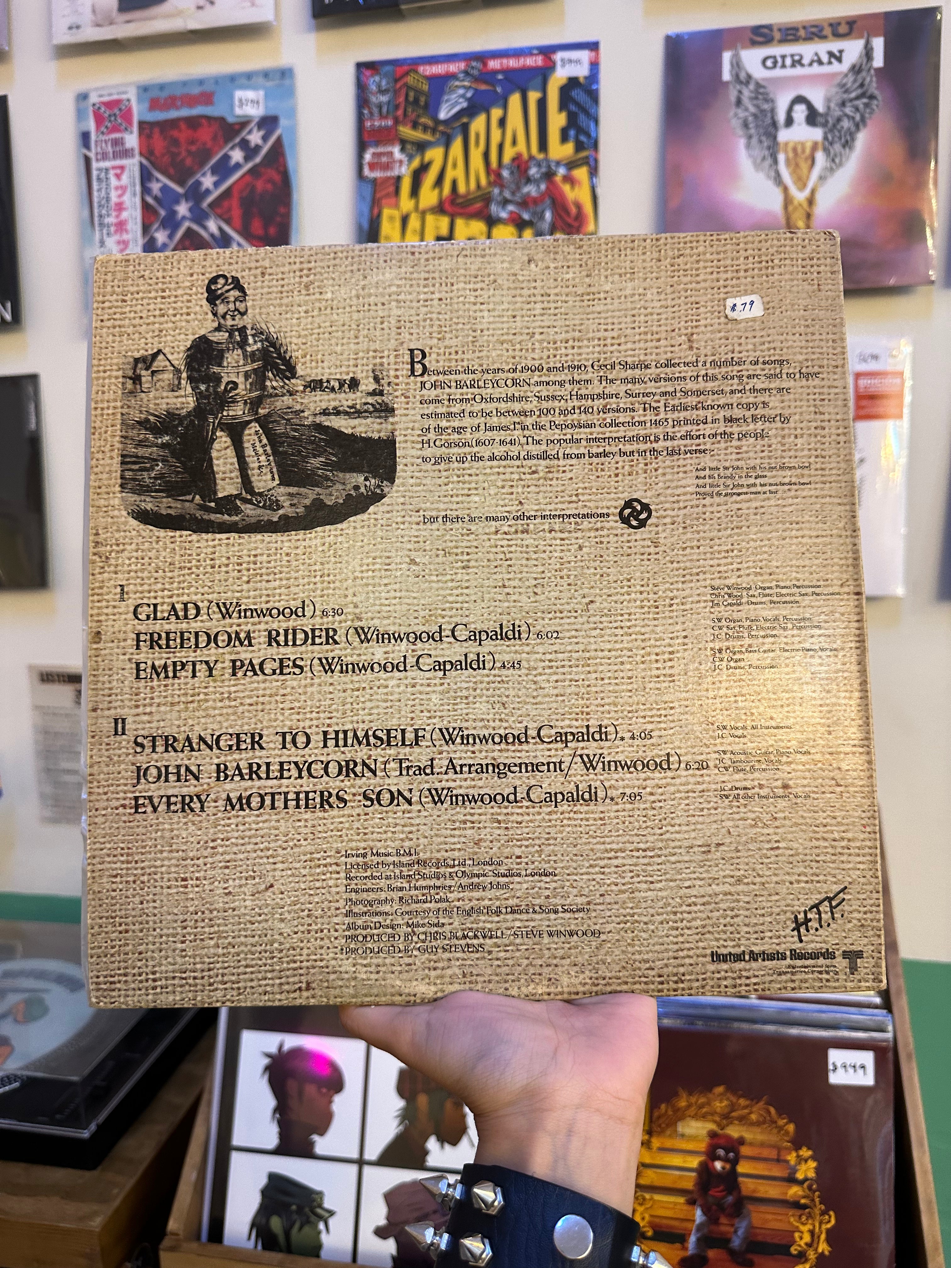 Traffic – John Barleycorn Must Die (USA-1970)