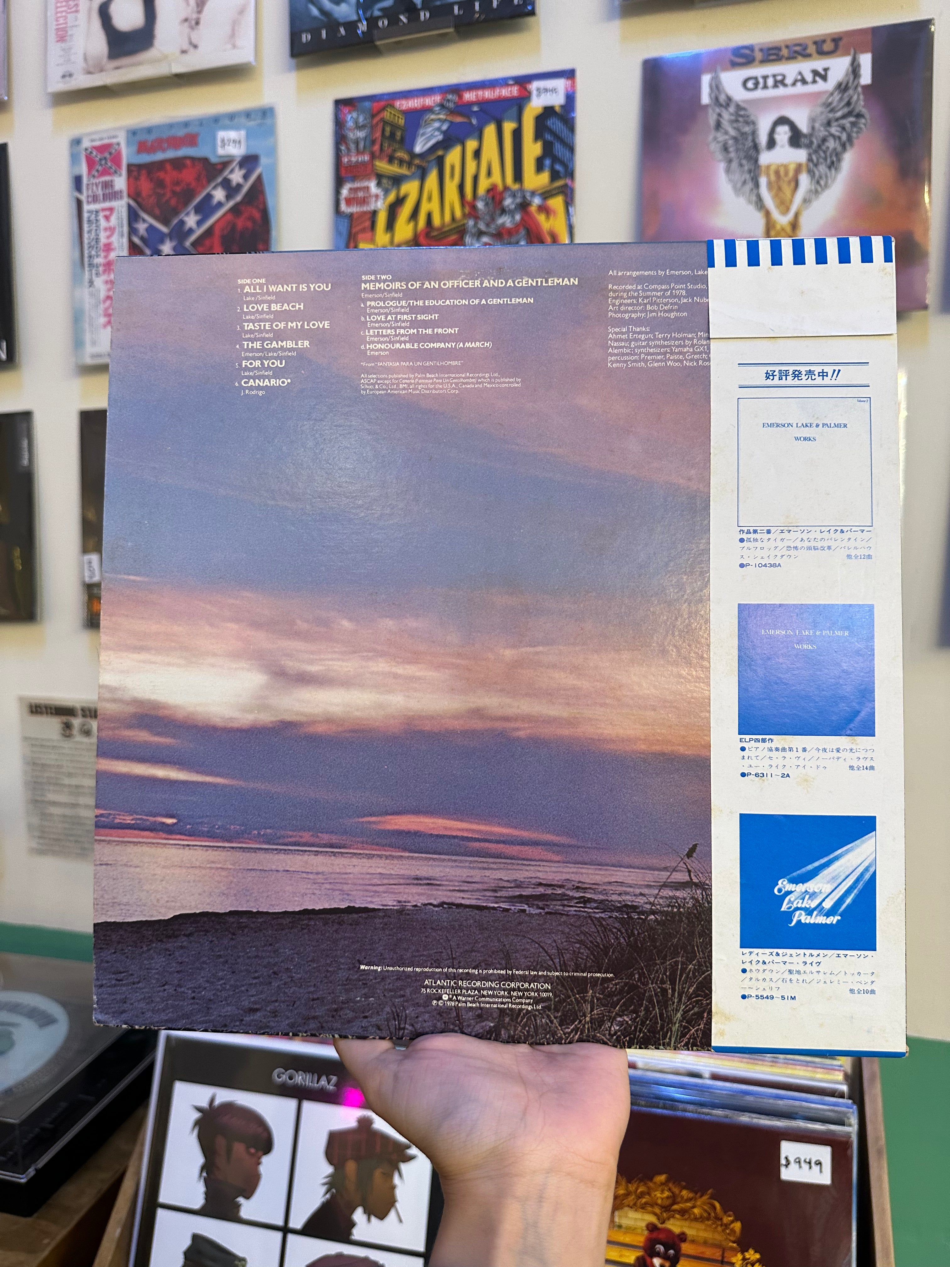 Emerson, Lake & Palmer – Love Beach (JPN-1978)