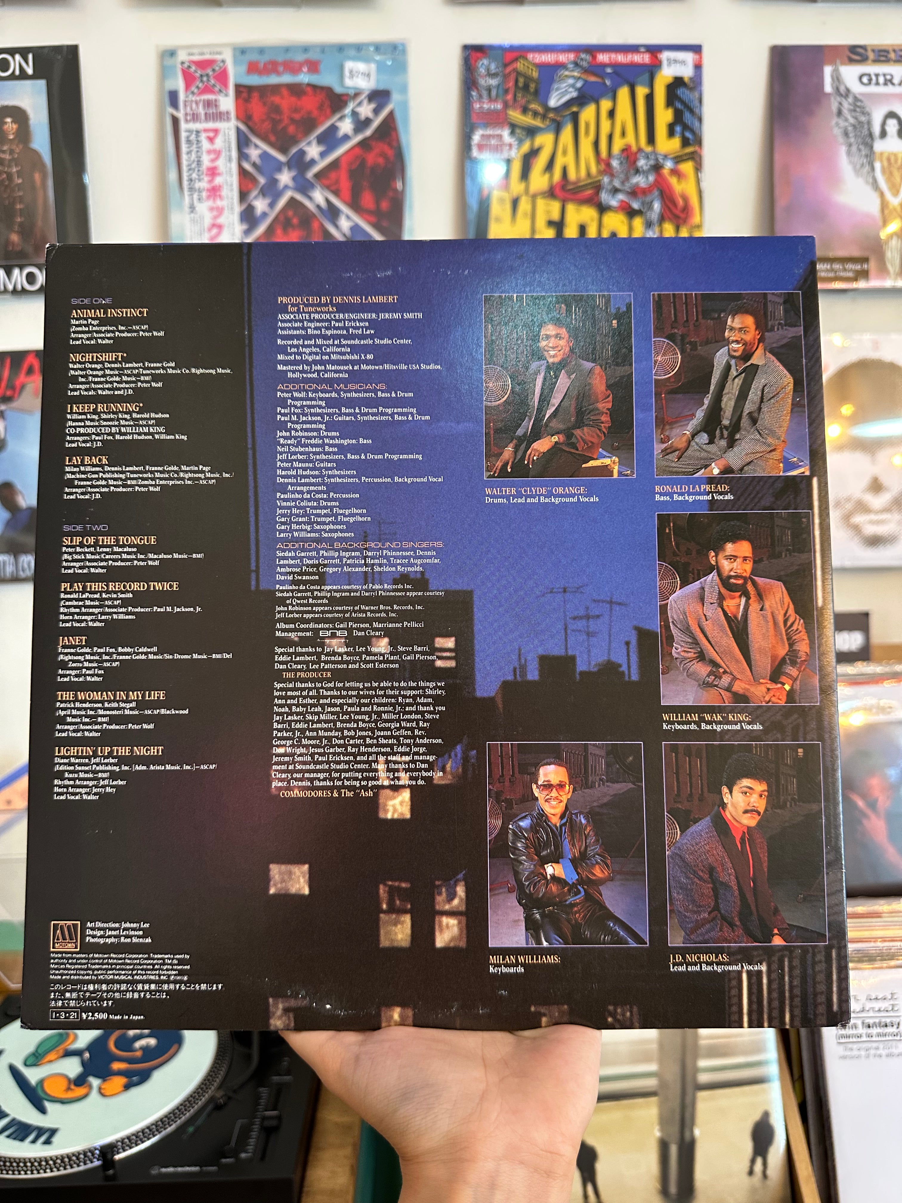 Commodores – Nightshift (JPN-1985)