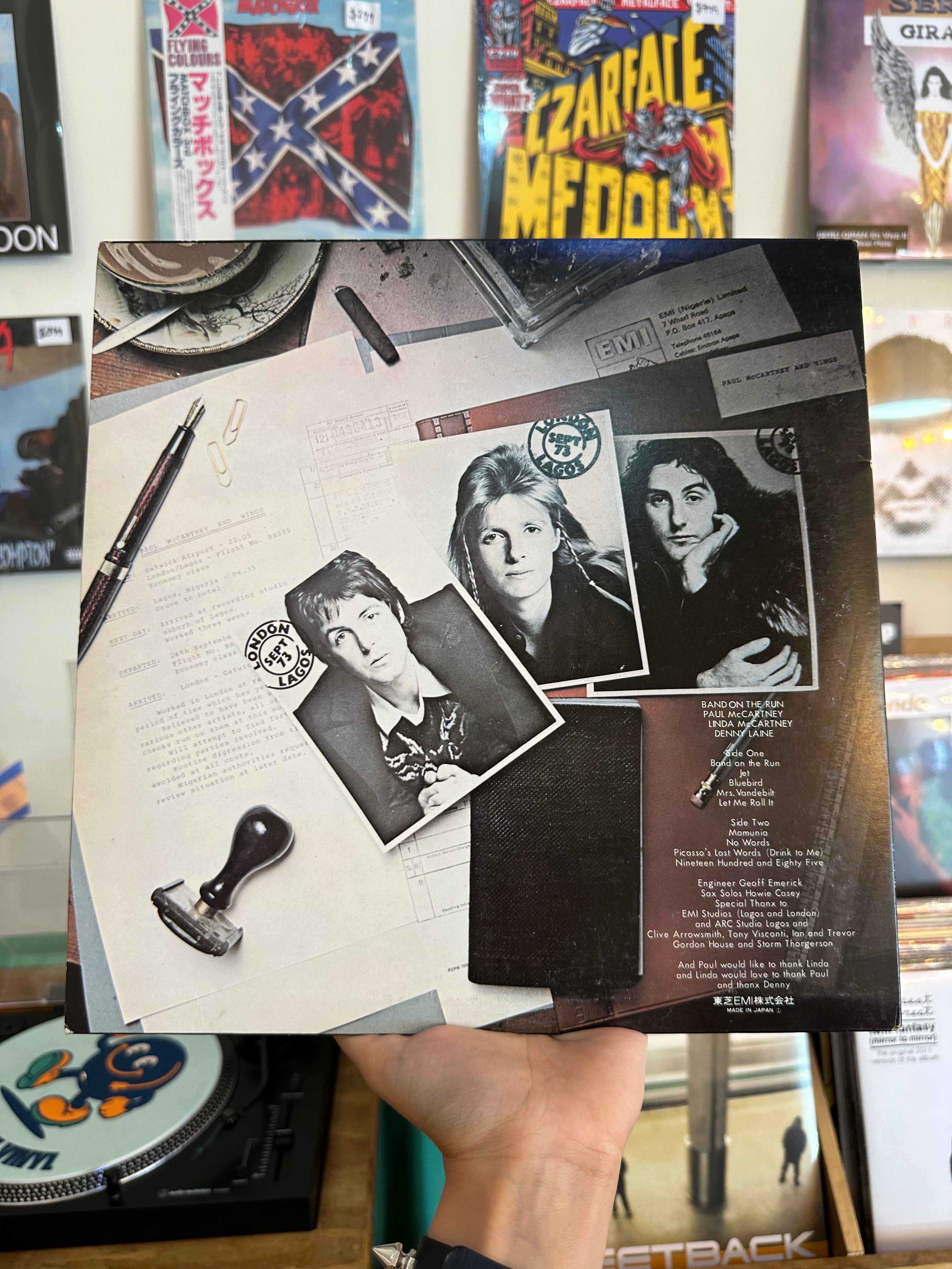 Paul McCartney And Wings – Band On The Run (JPN-1975)