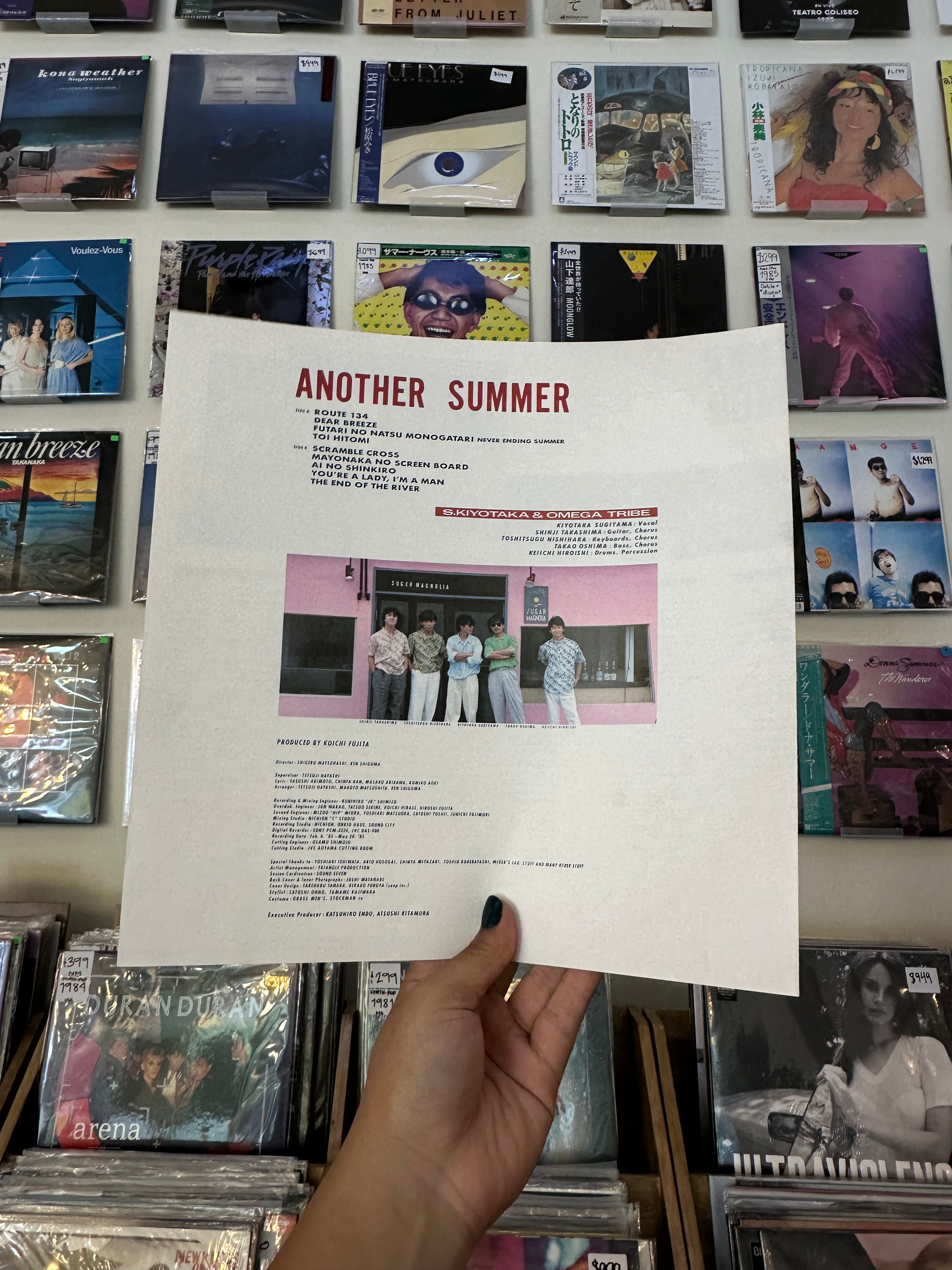 S. Kiyotaka & Omega Tribe – Another Summer (JPN-1985)