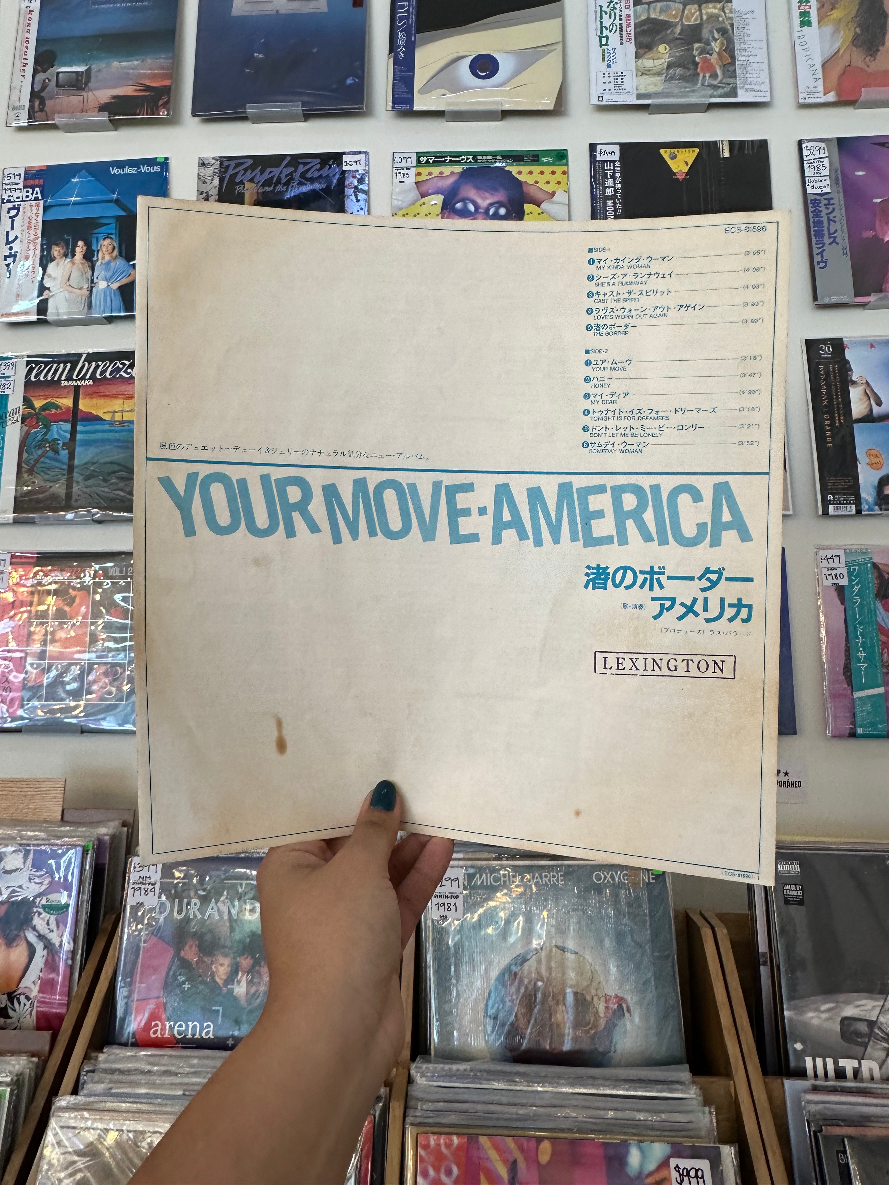 America – Your Move (JPN-1983)