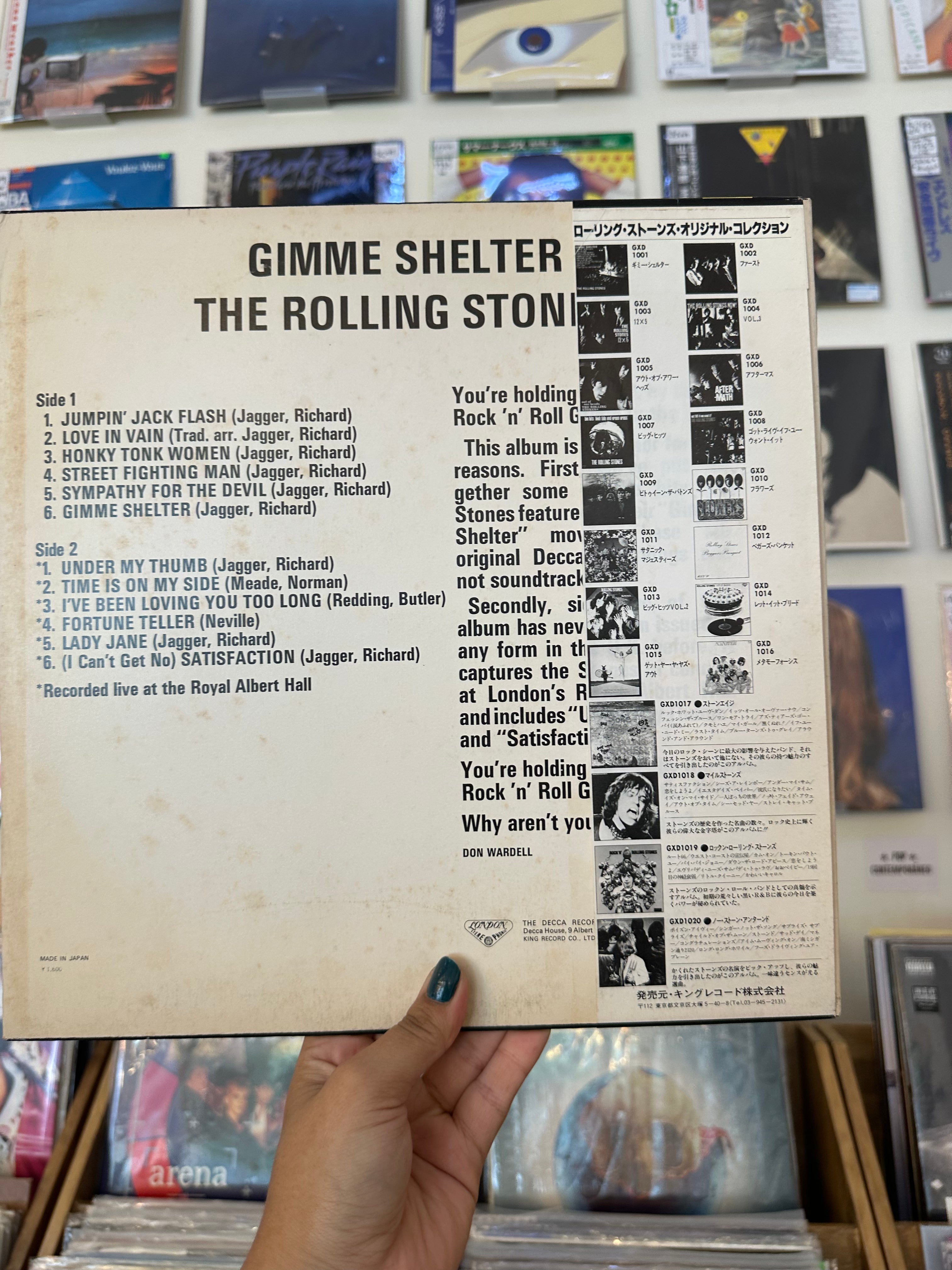 The Rolling Stones – Gimme Shelter (JPN-1978)