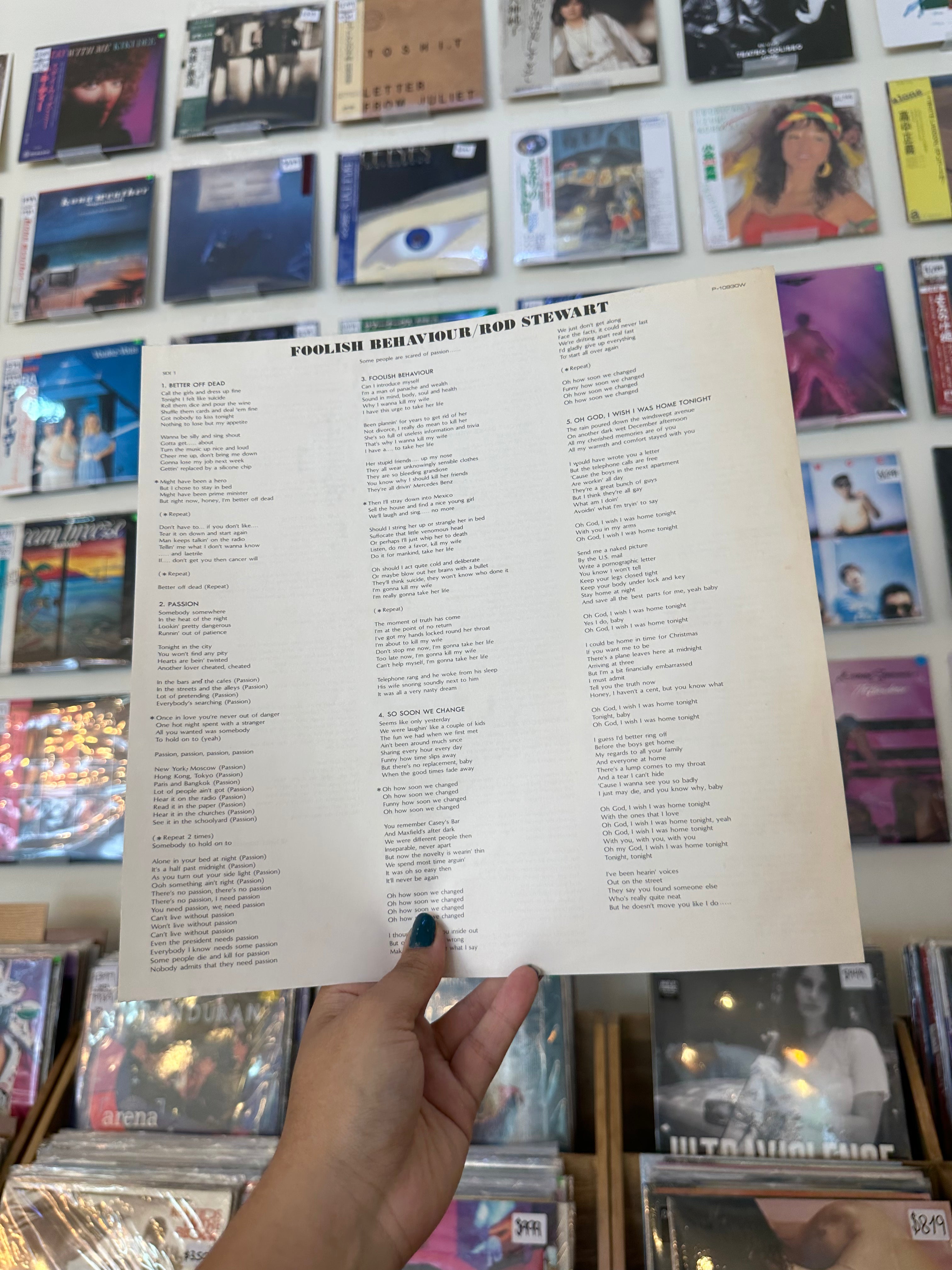 Rod Stewart – Foolish Behaviour (JPN-1980)