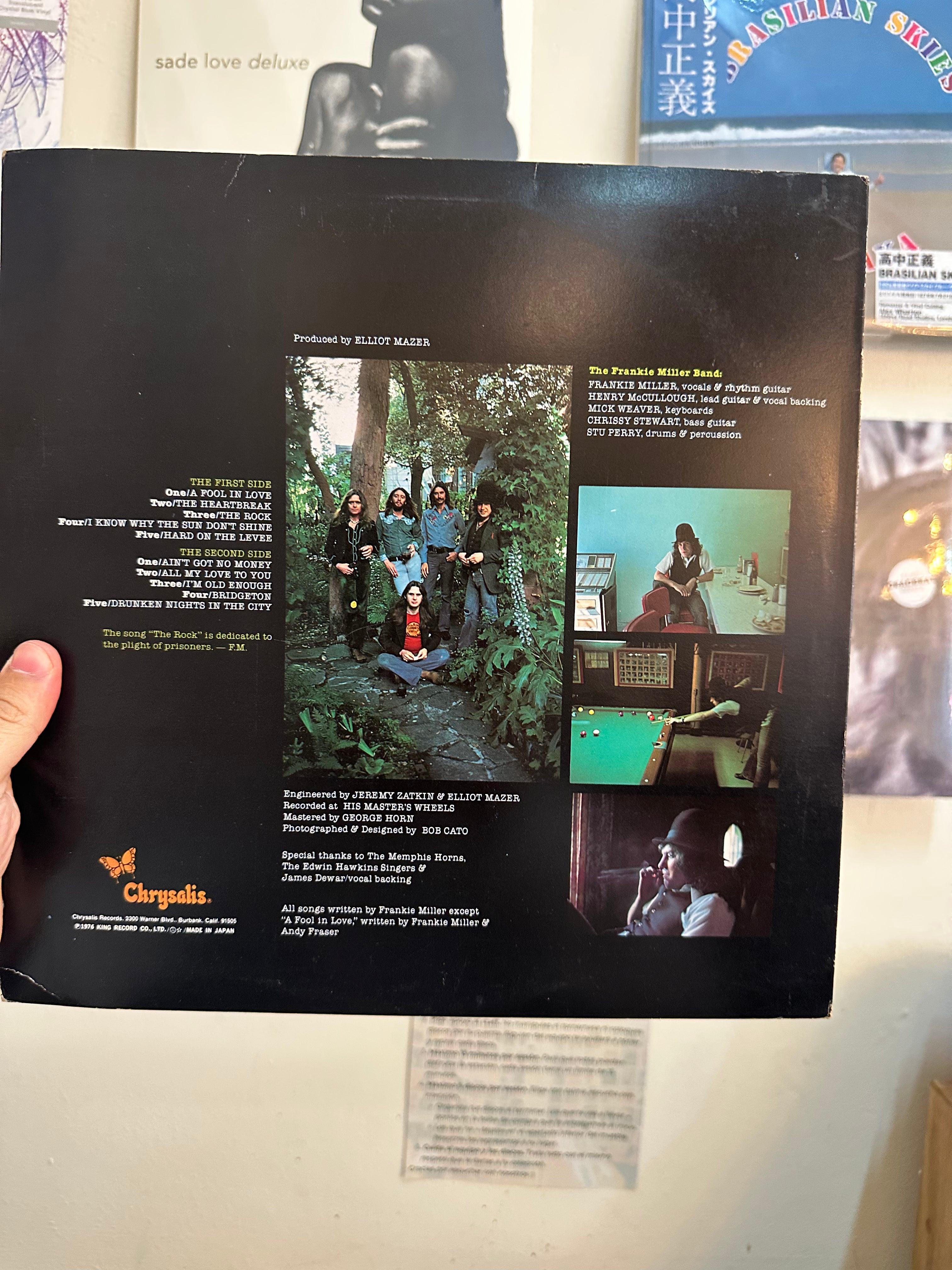 The Frankie Miller Band – The Rock (JPN 1976)