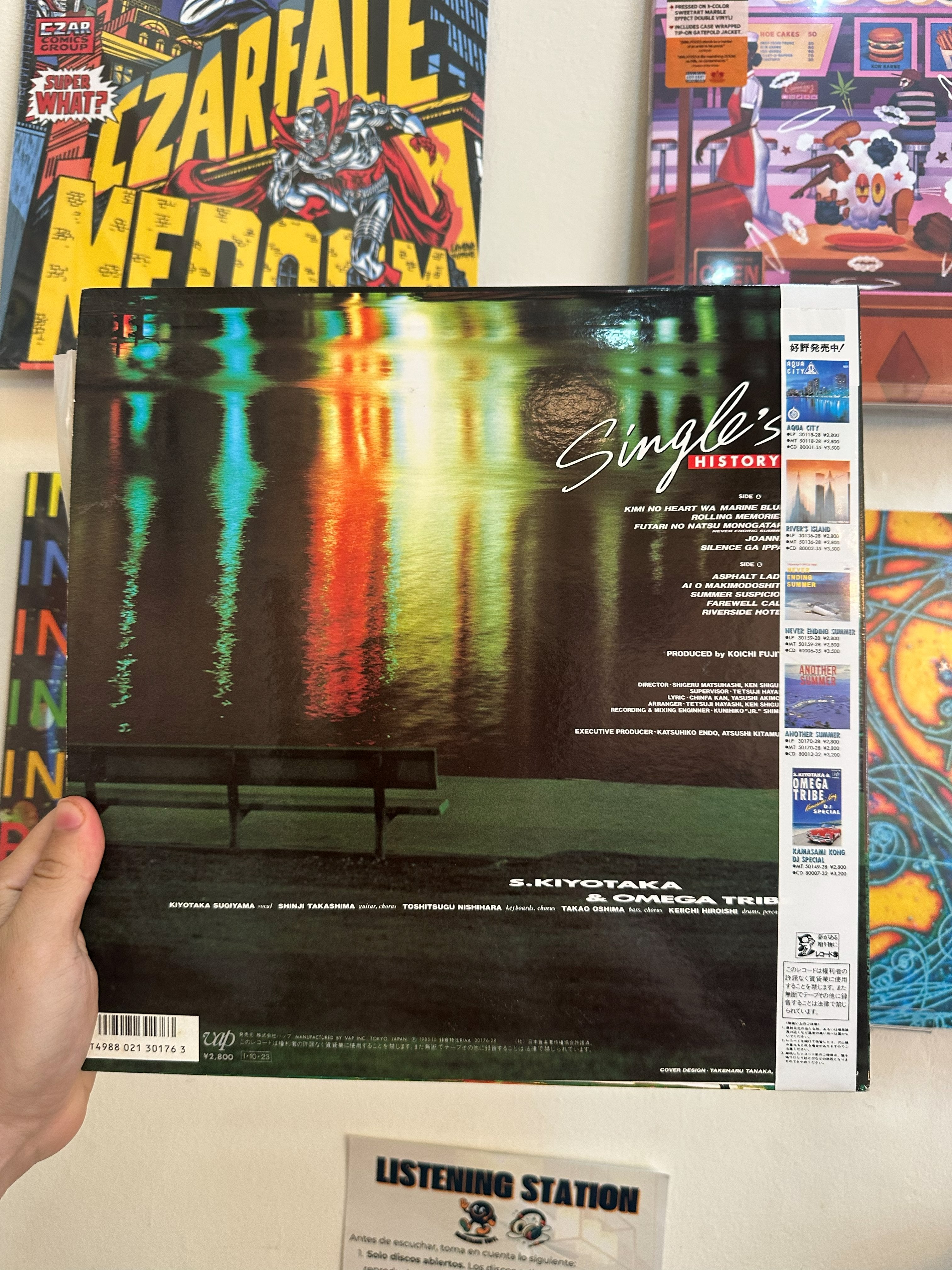 S. Kiyotaka & Omega Tribe – Single's History = シングルス・ヒストリー (JPN-1985)