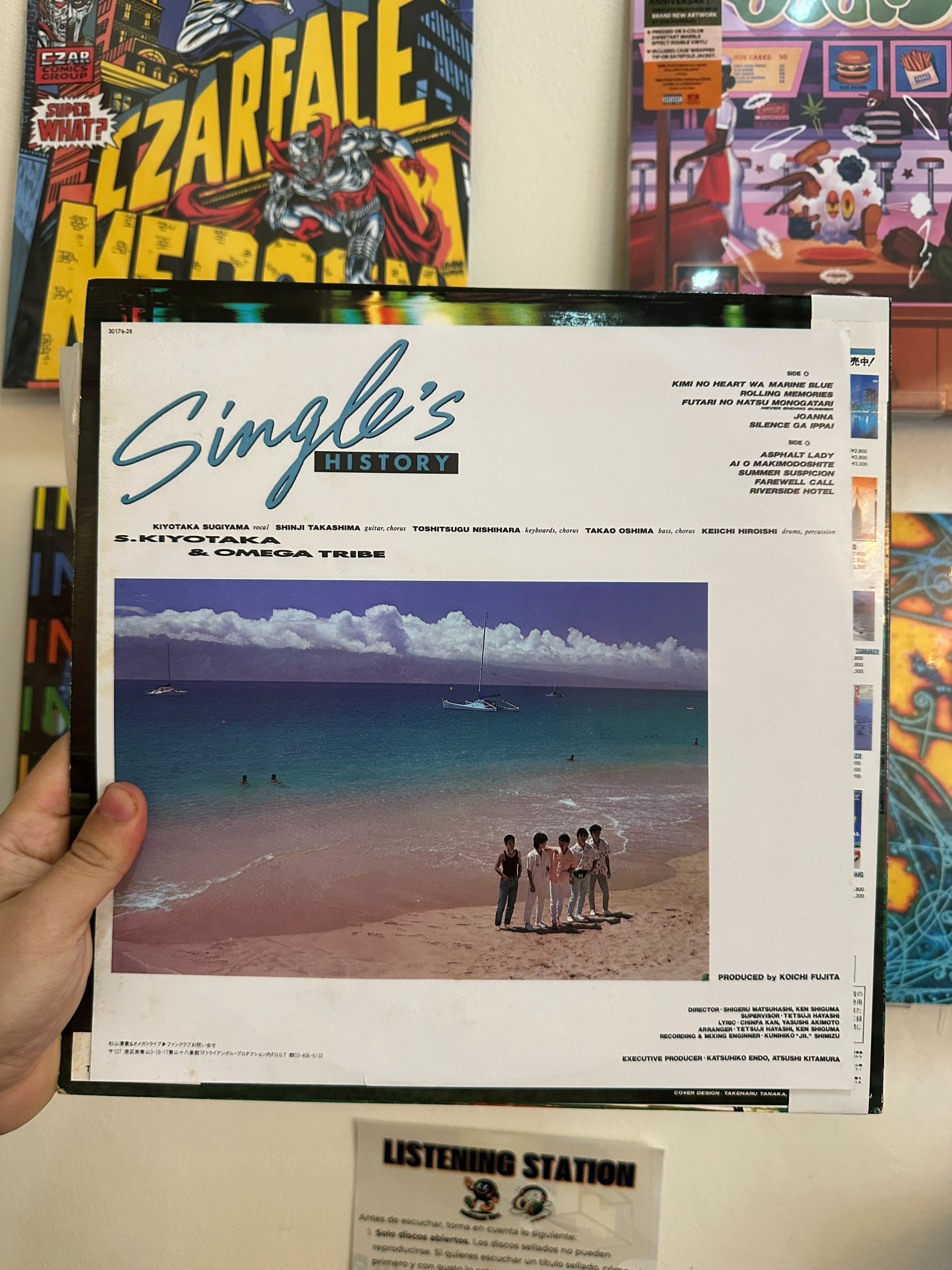 S. Kiyotaka & Omega Tribe – Single's History = シングルス・ヒストリー (JPN-1985)