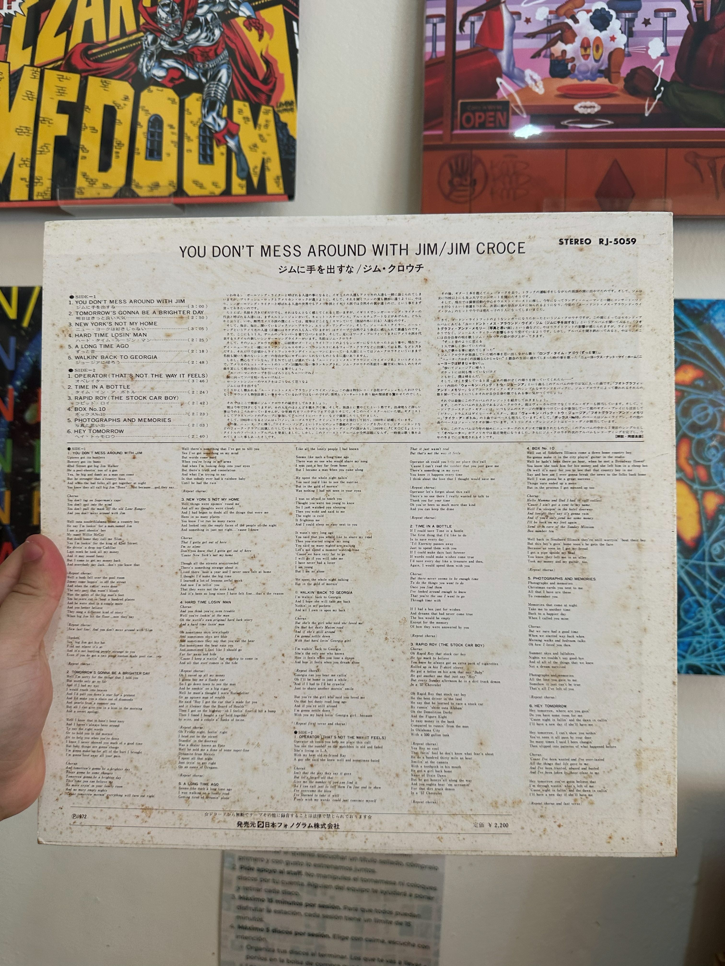 Jim Croce contraportada