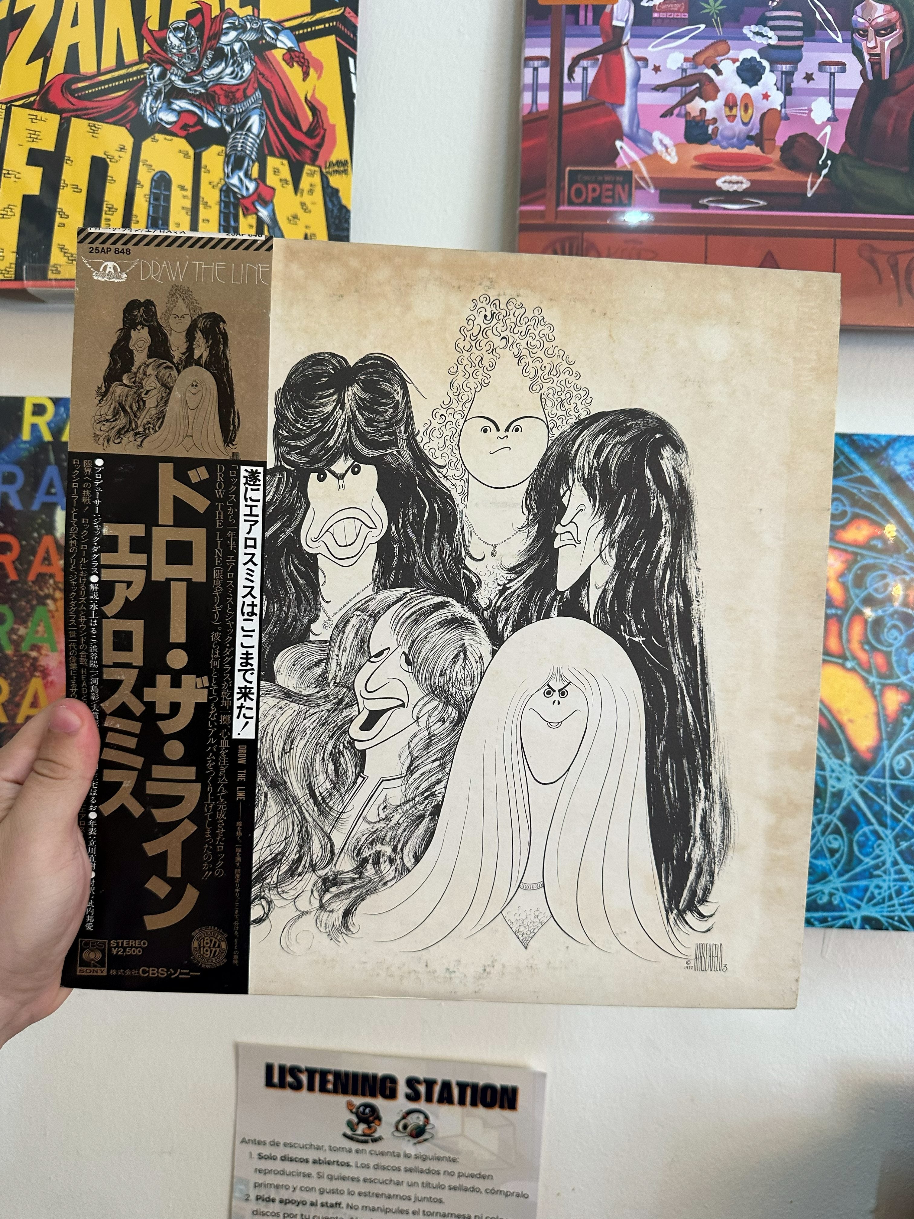 Aerosmith - Draw The Line portada