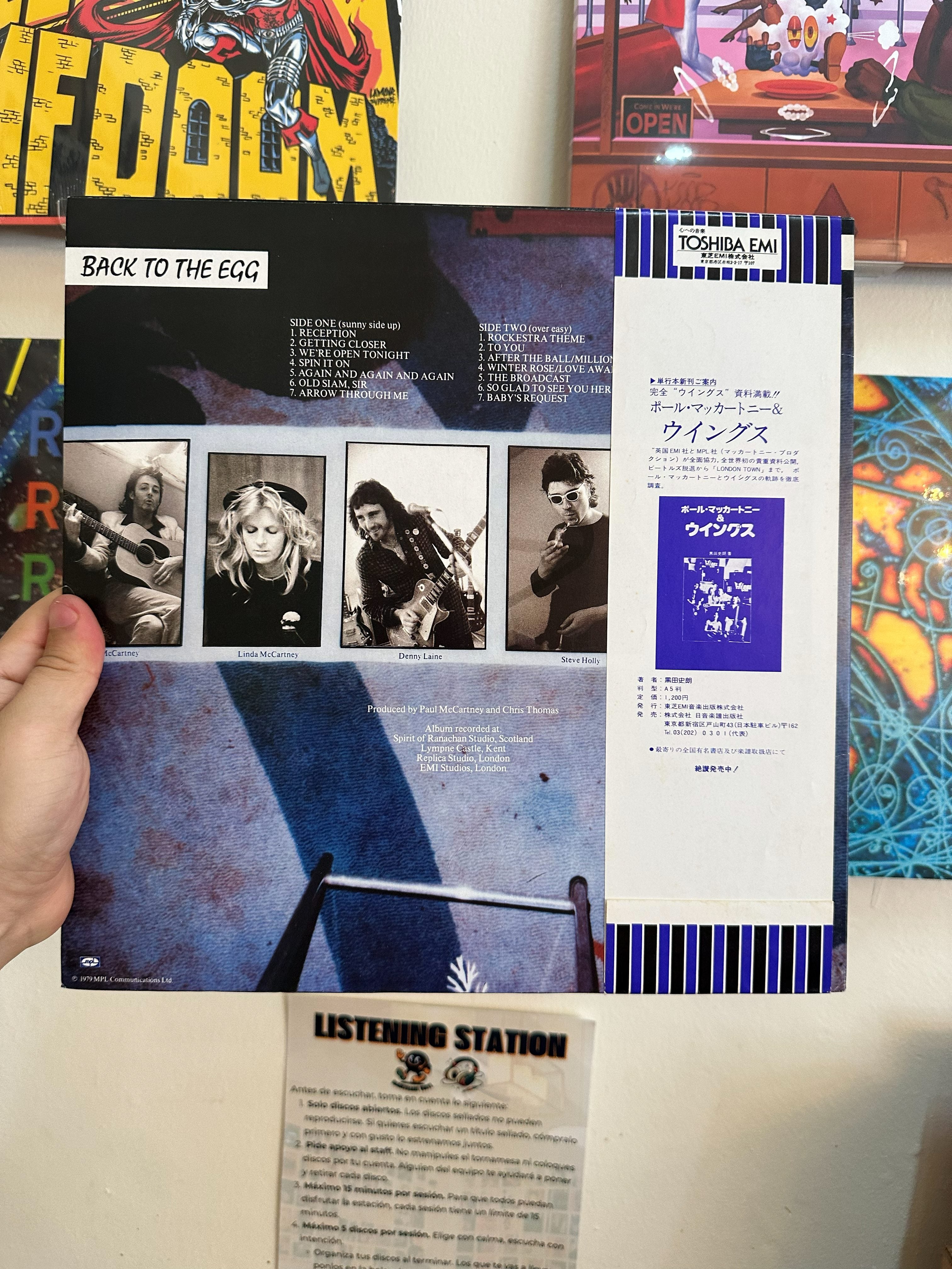 Wings - Back To The Egg contraportada