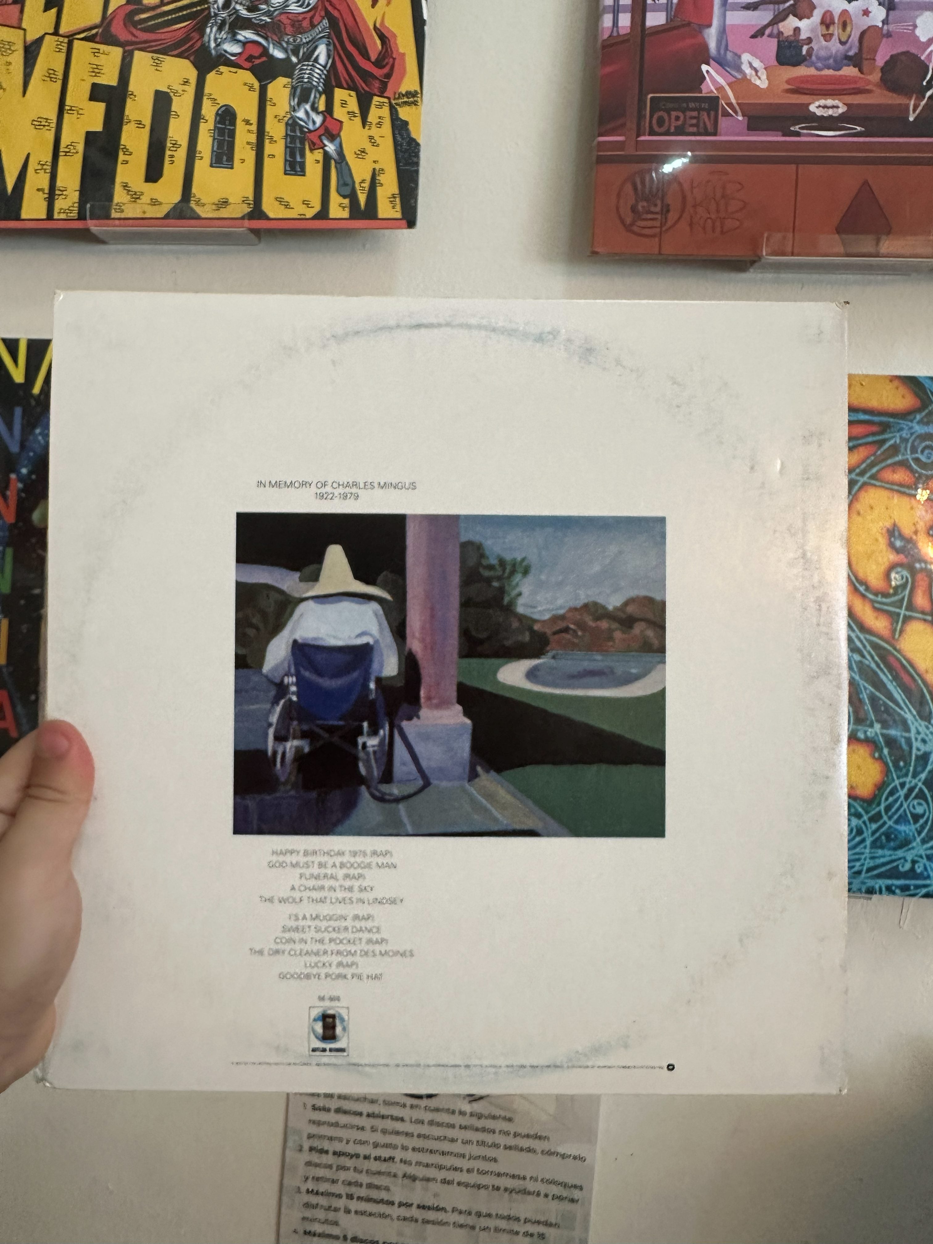 Joni Mitchell - Mingus contraportada