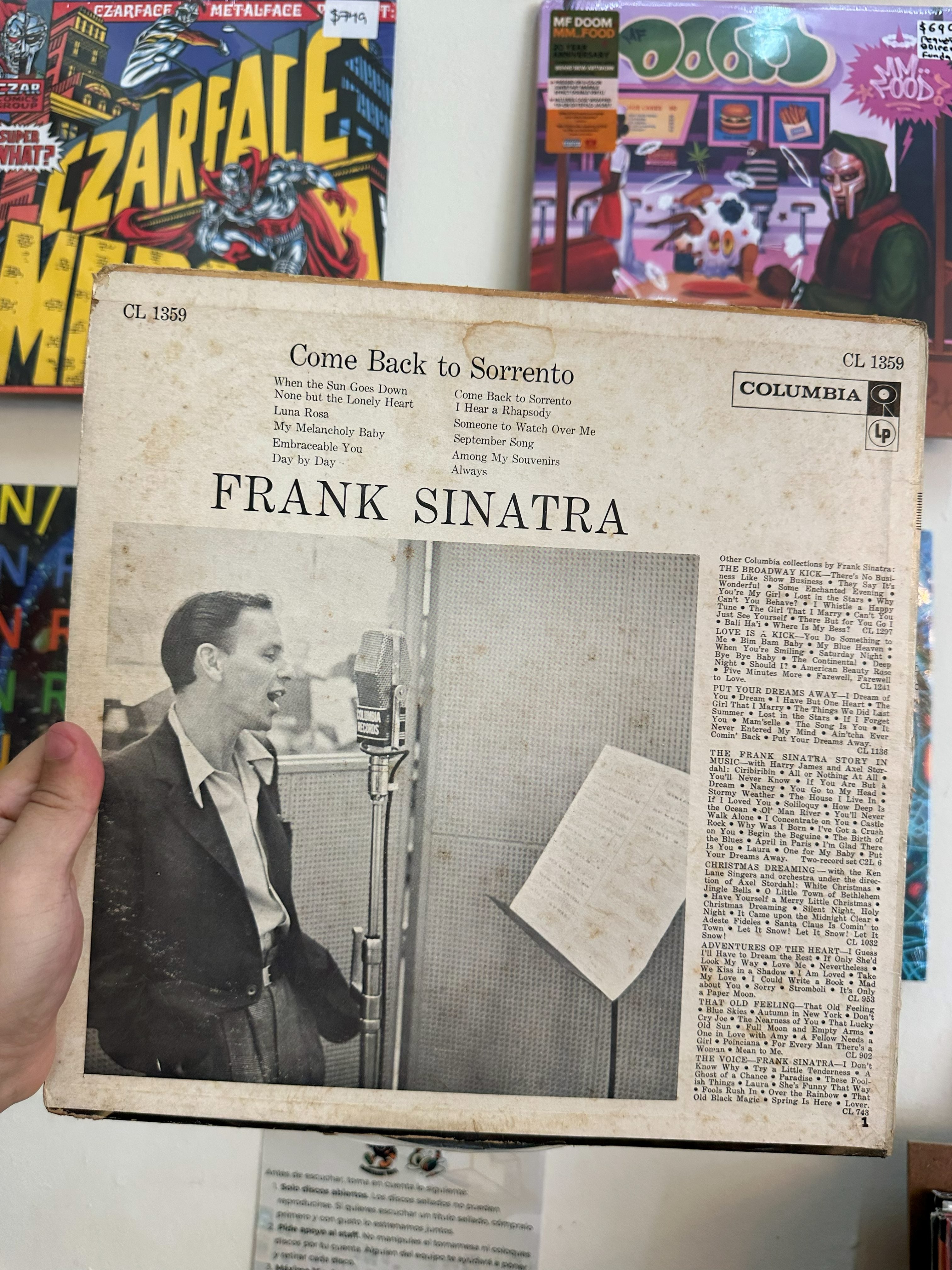 Frank Sinatra contraportada