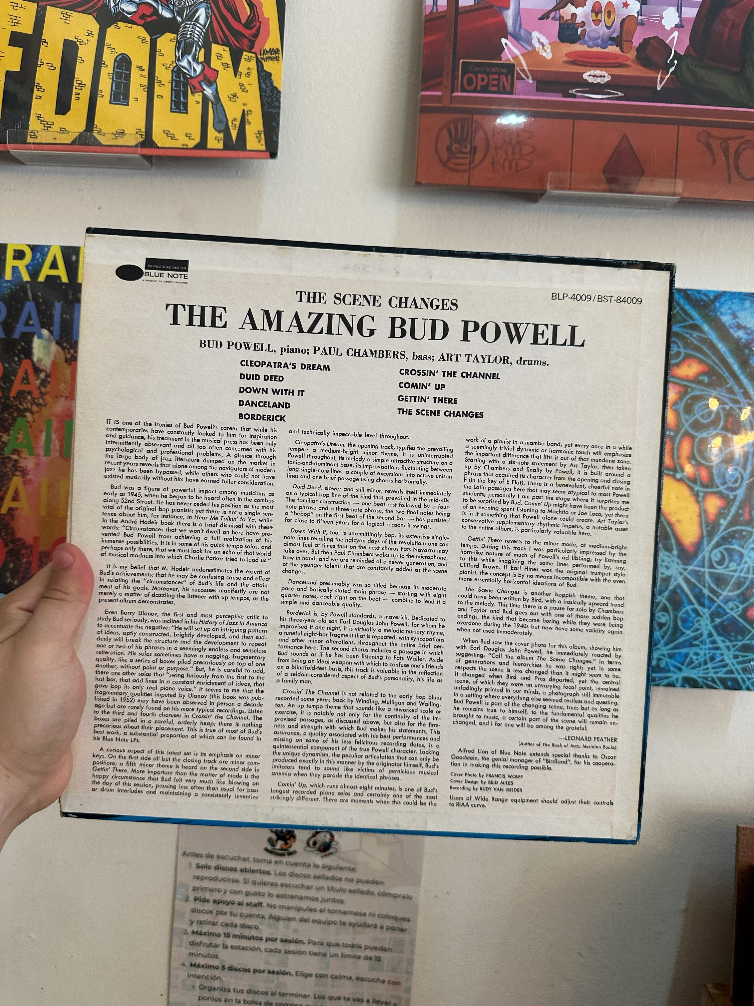 Bud Powell - Scene Changes contraportada