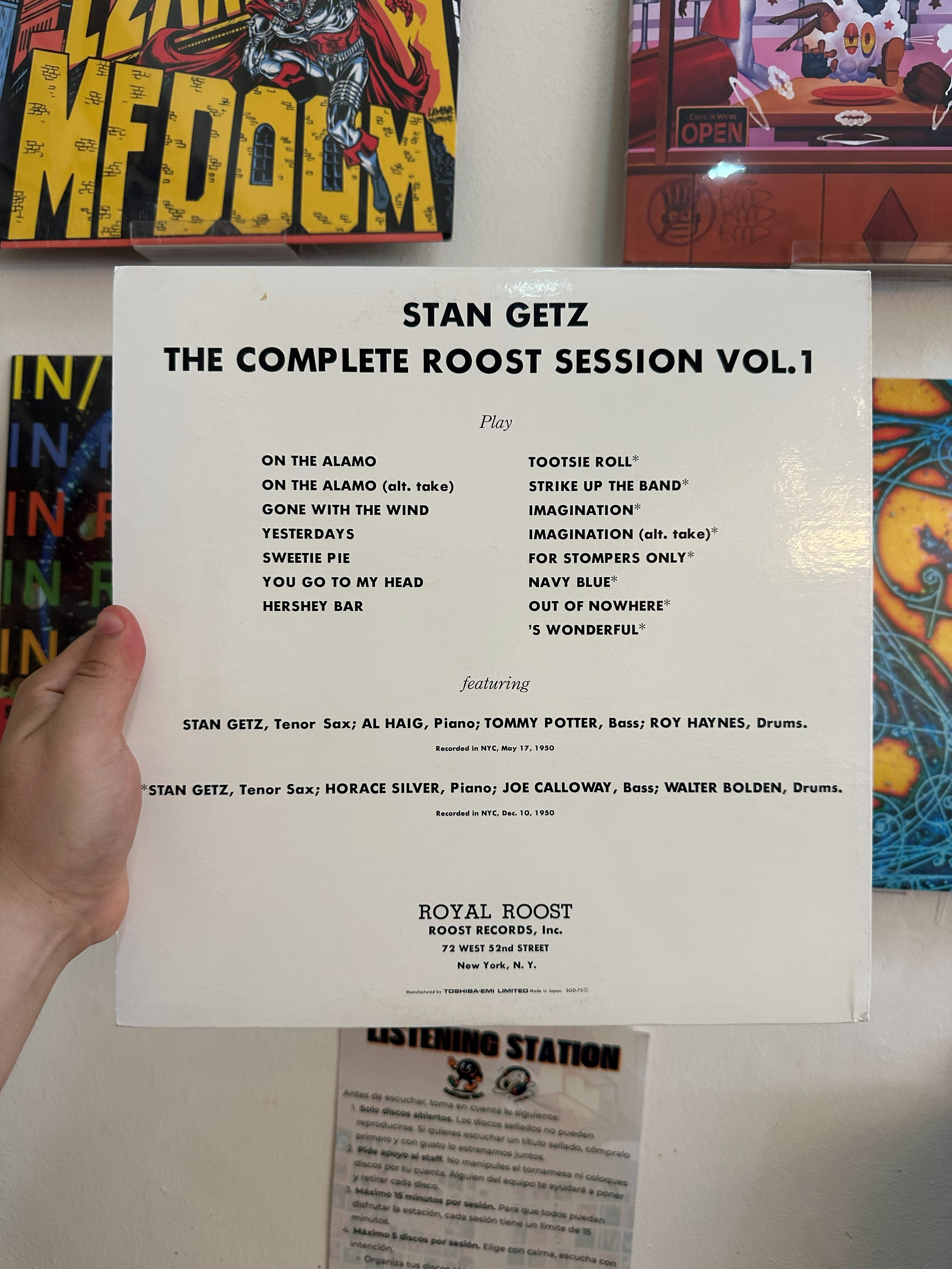 Stan Getz - Complete Roost contraportada