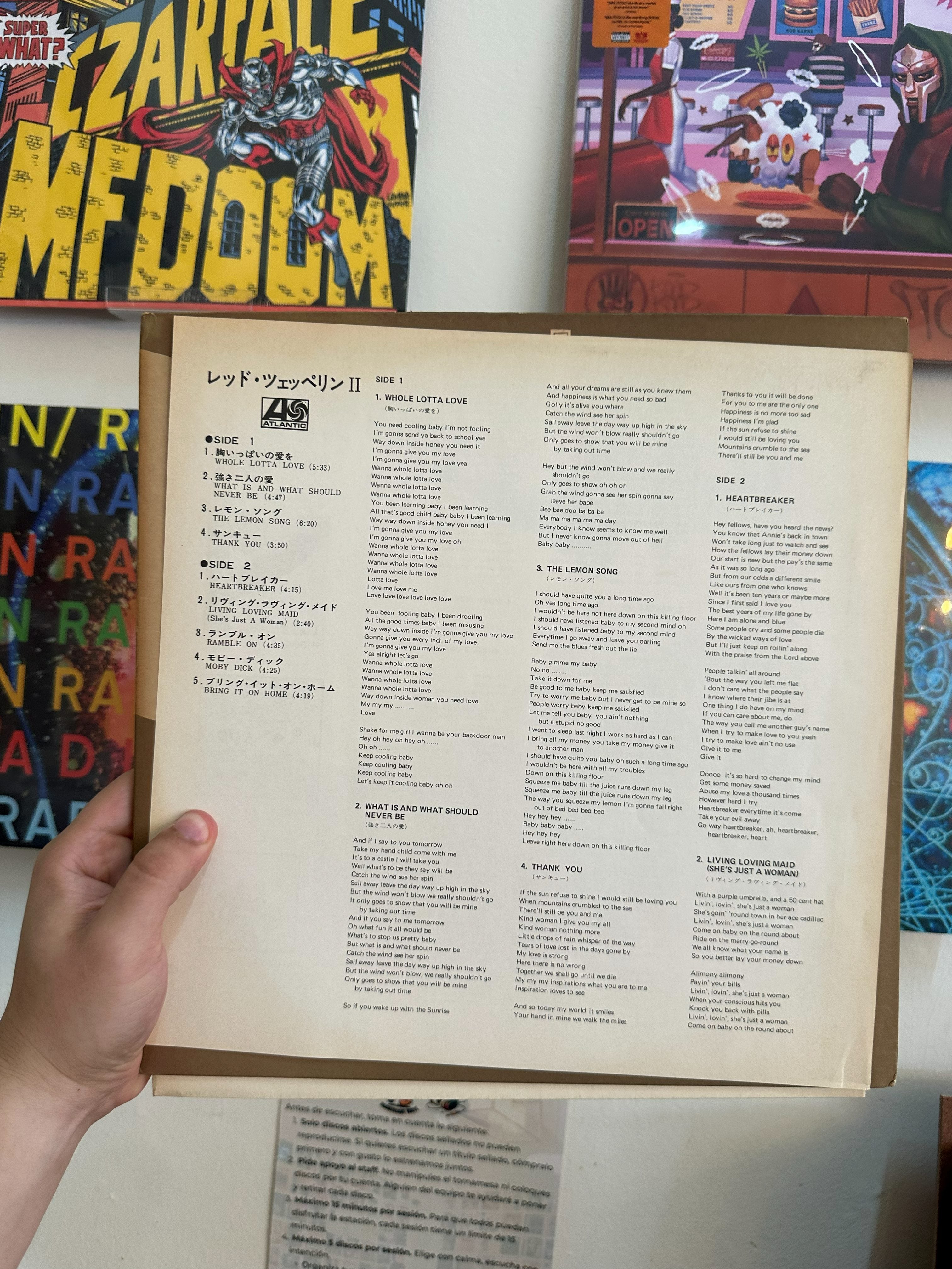 Led Zeppelin II slider