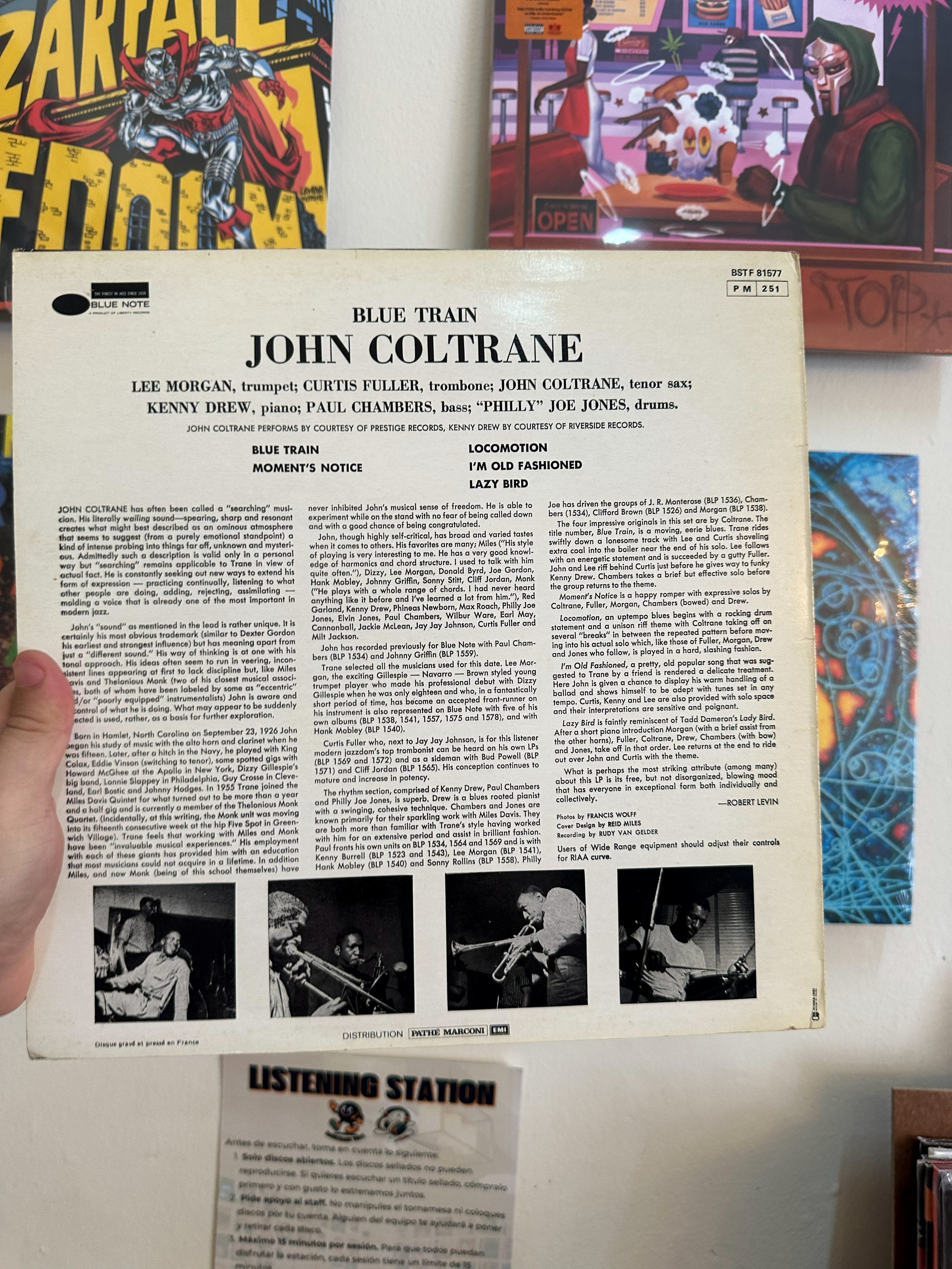 John Coltrane - Blue Train contraportada