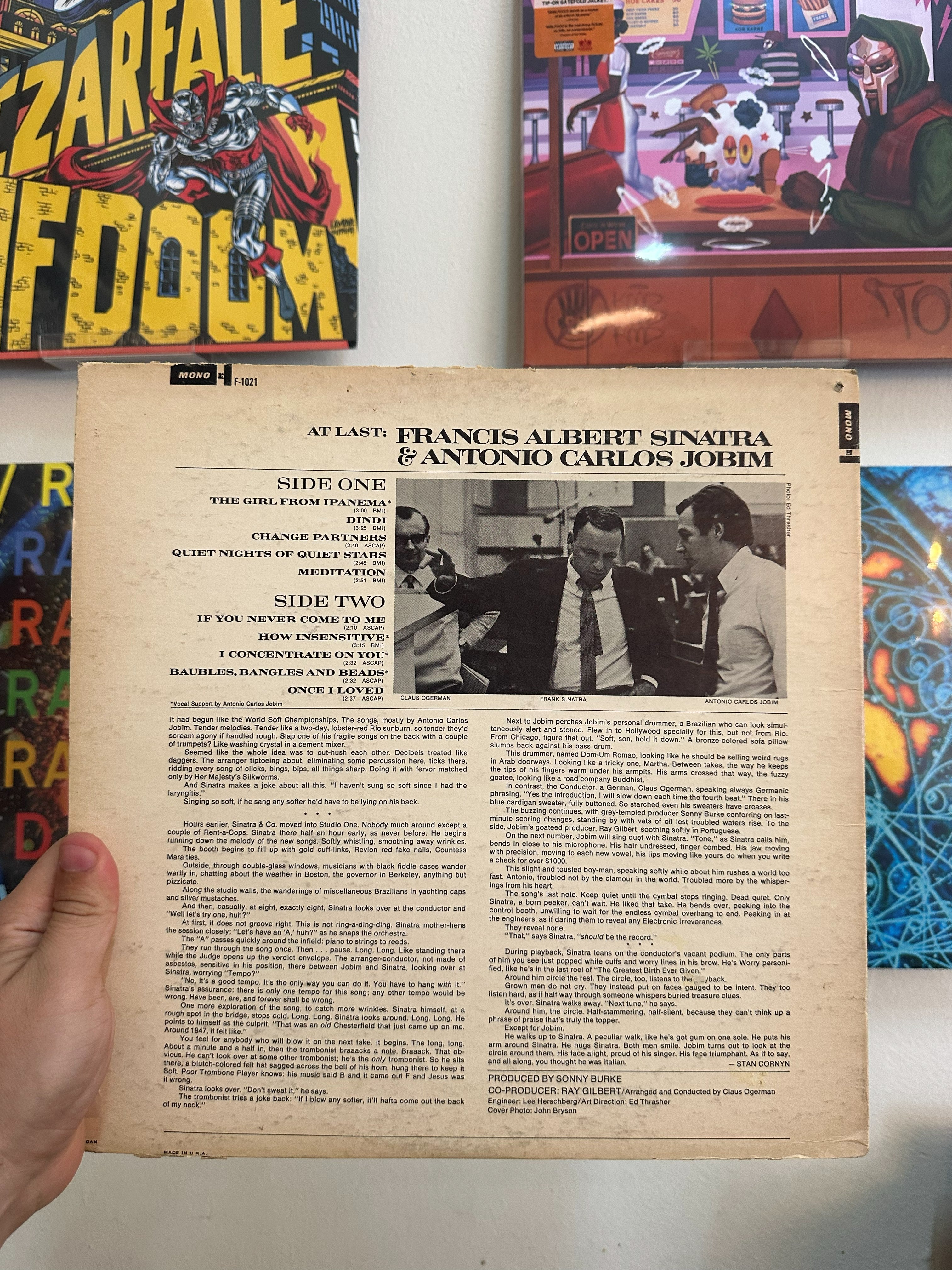 Francis Albert Sinatra* & Antonio Carlos Jobim – Francis Albert Sinatra & Antonio Carlos Jobim (USA-1967)