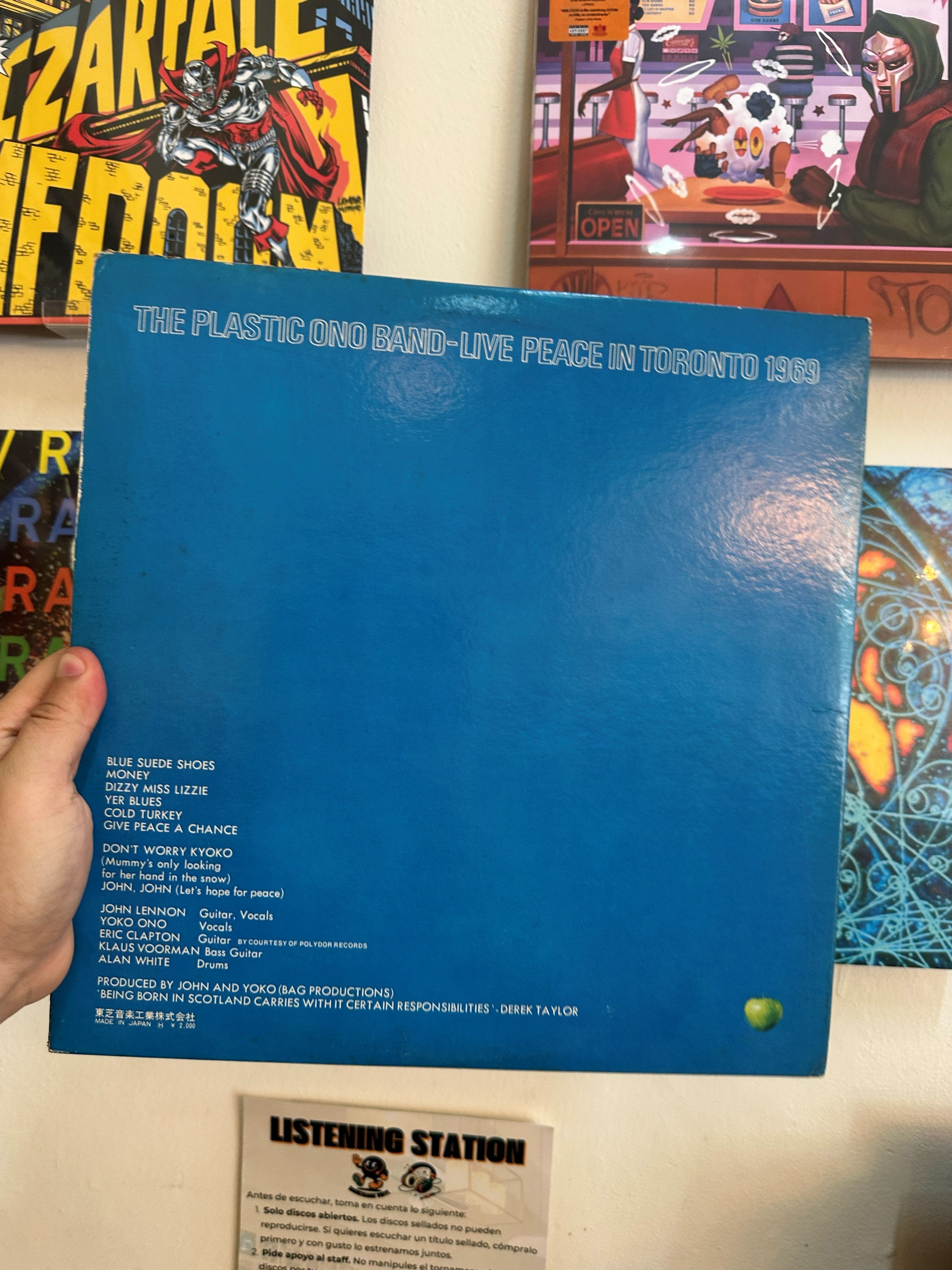 The Plastic Ono Band – Live Peace In Toronto 1969 (JPN-1970)