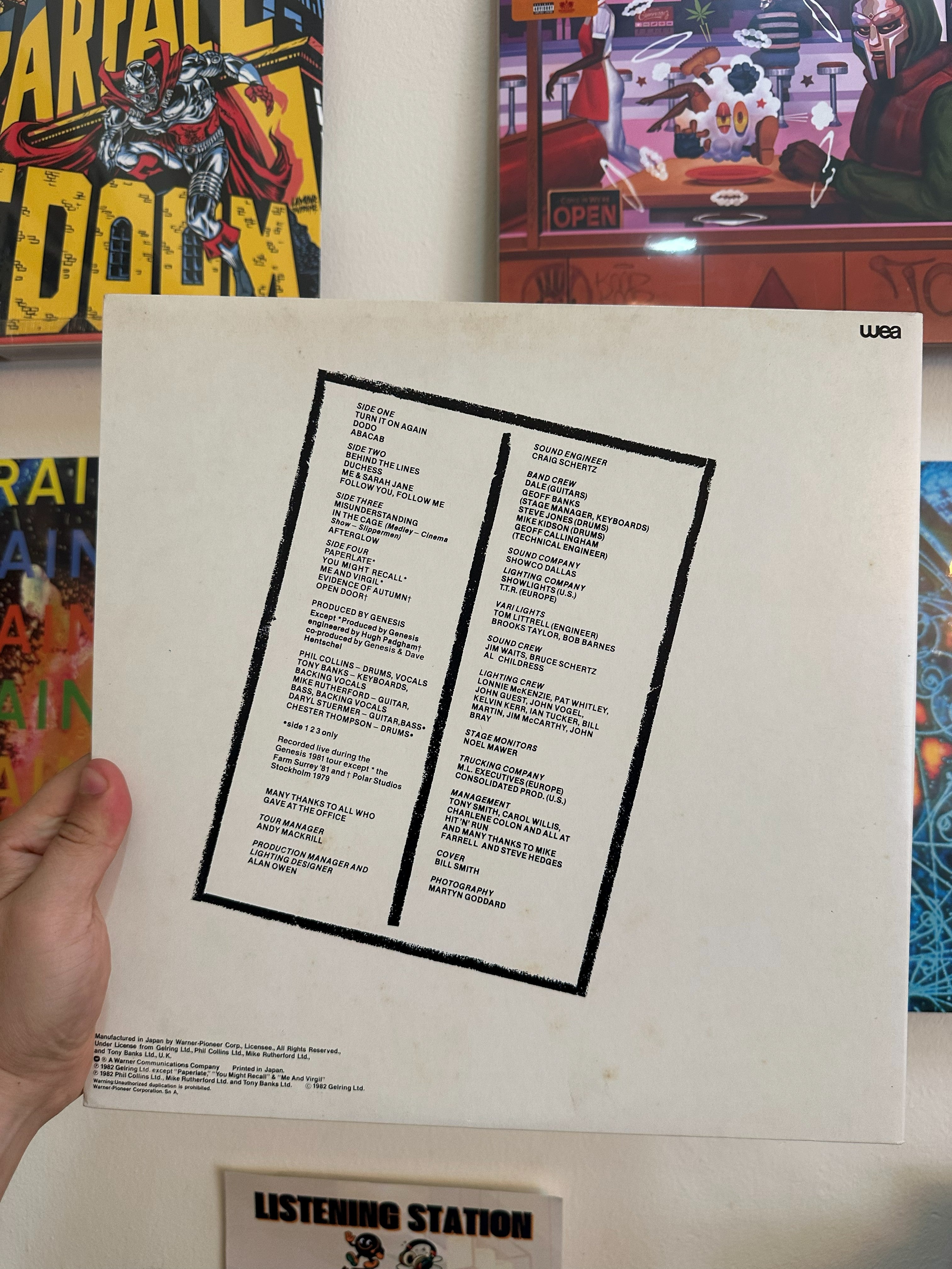 Genesis – Three Sides Live (JPN-1982)