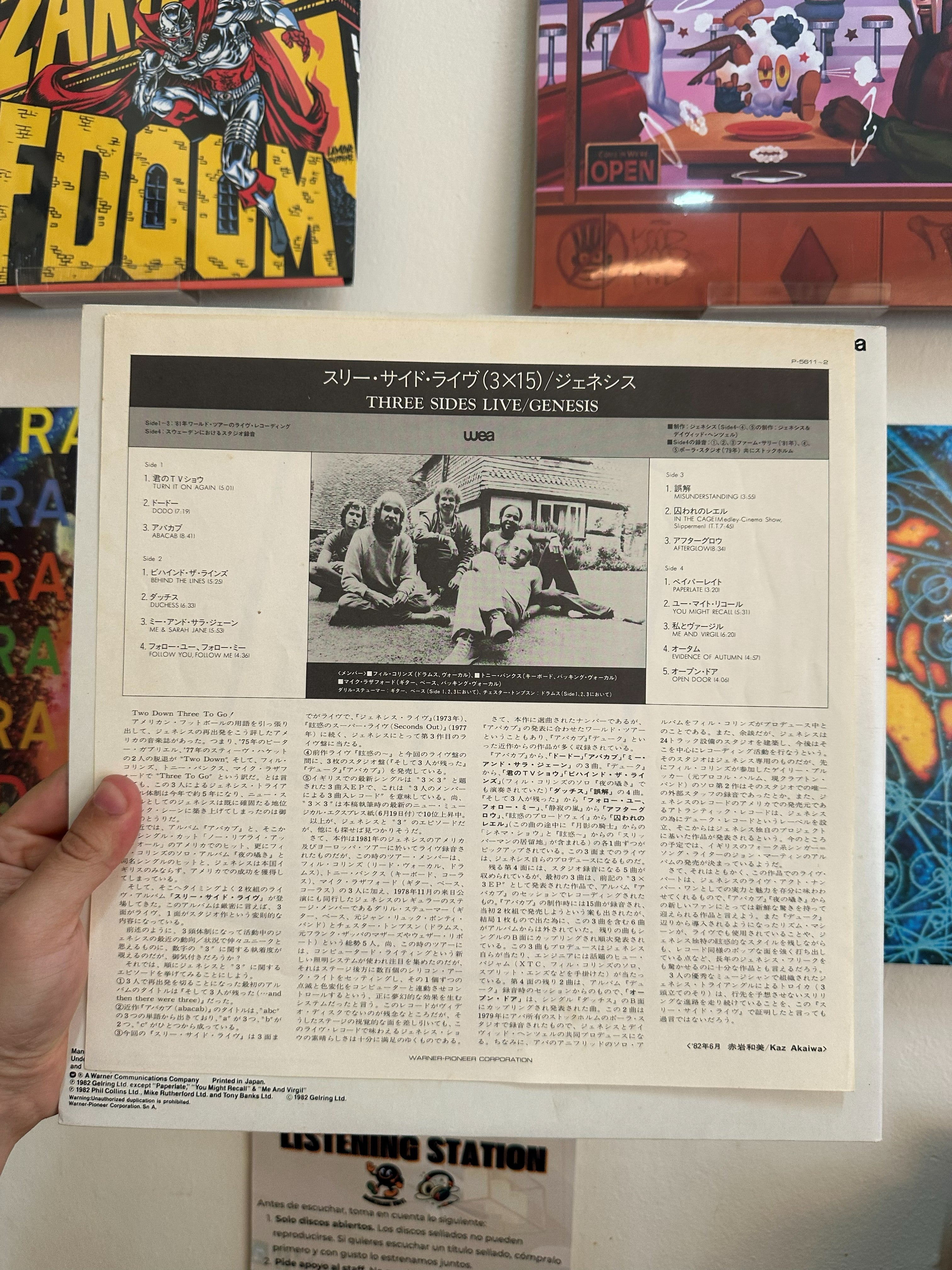 Genesis – Three Sides Live (JPN-1982)