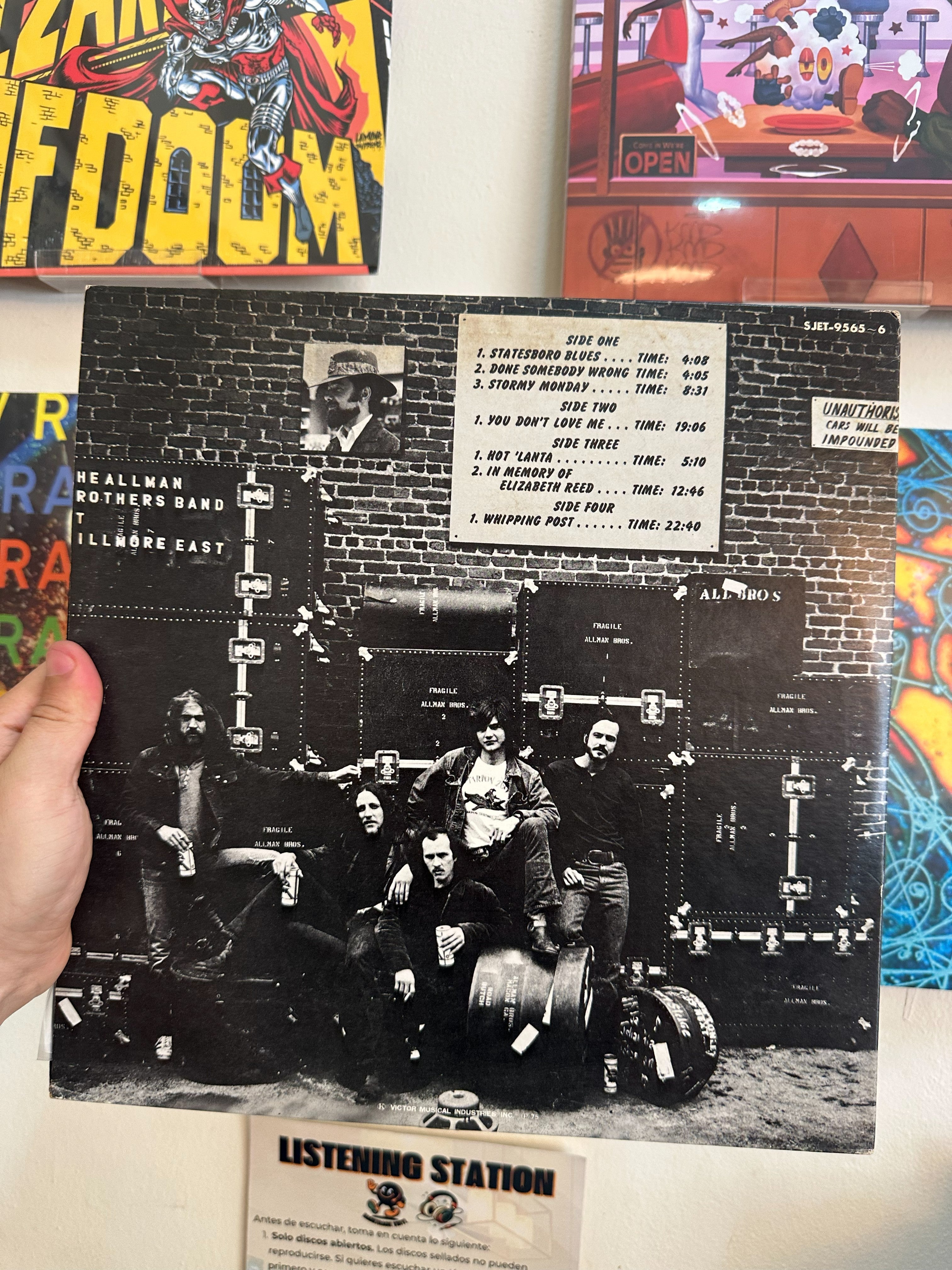 The Allman Brothers Band – The Allman Brothers Band At Fillmore East (JPN-1975)